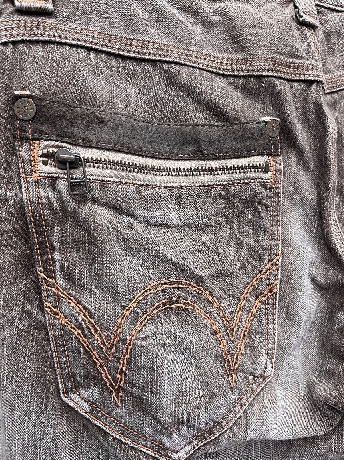 Edwin 🔥FYE🔥EDWIN Seditionaries Mud Max Brown Bleach Wash Denim Size US 30 / EU 46 - 12 Thumbnail