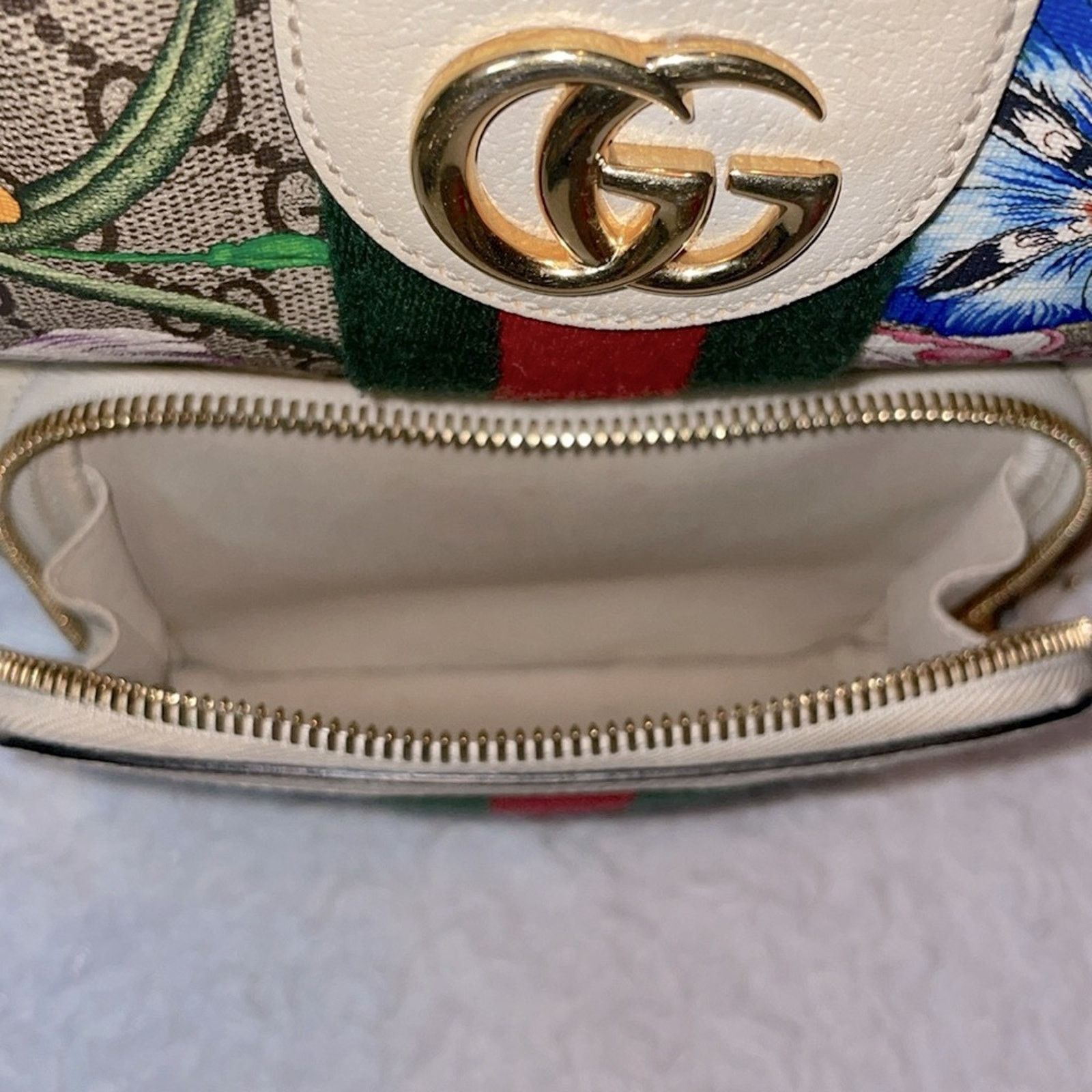 Gucci Gucci Ophidia GG Supreme Floral Backpack 547965 Size ONE SIZE - 4 Thumbnail
