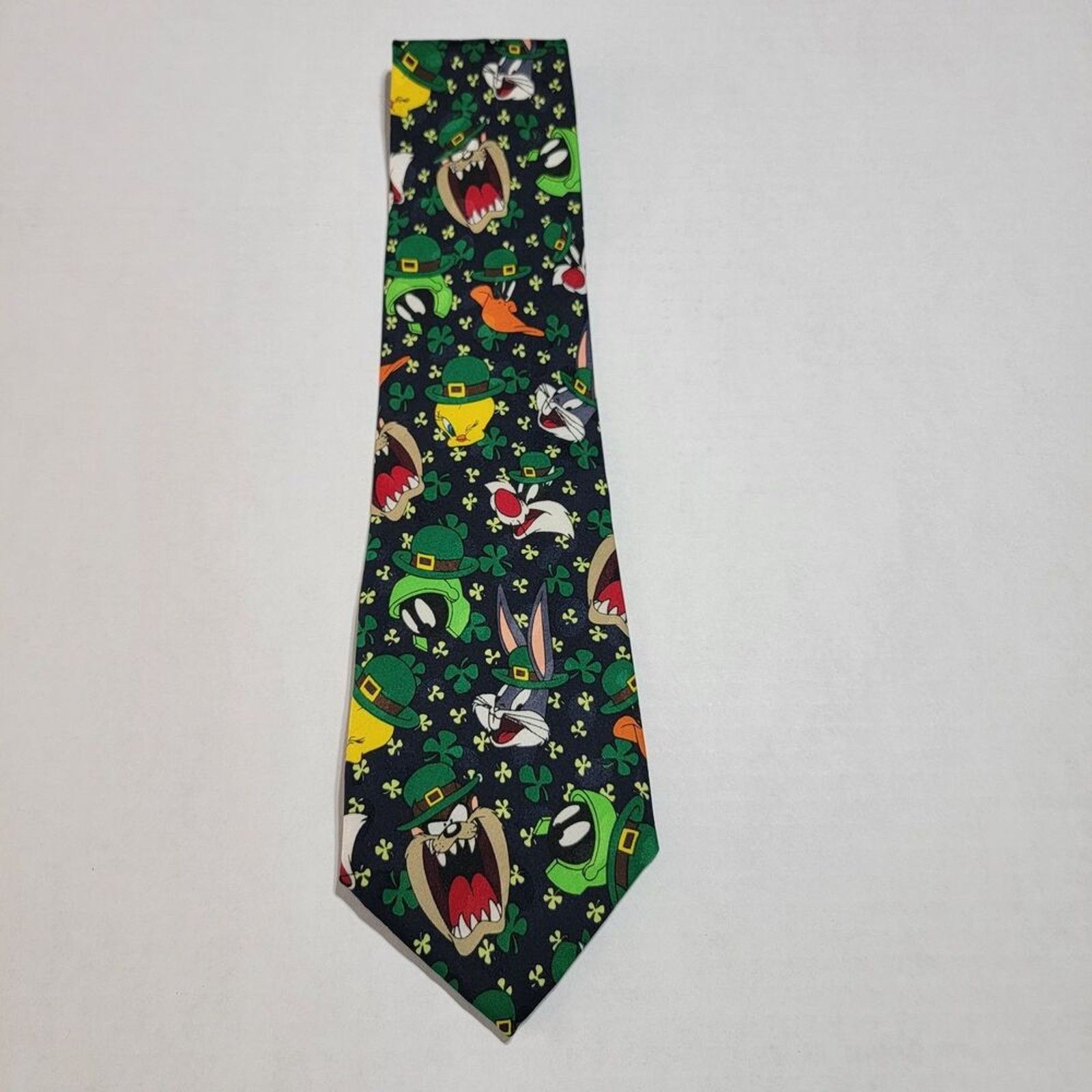 Other Looney Tunes Mania 1994 Tie Characters 100% Polyester Size ONE SIZE - 2 Thumbnail