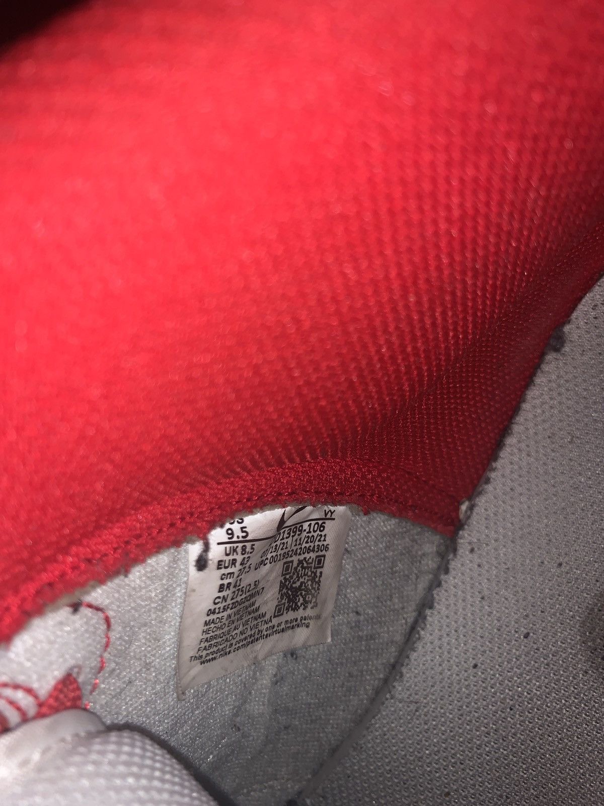 Nike dunk hi championship red Size US 9.5 / EU 42-43 - 9 Thumbnail