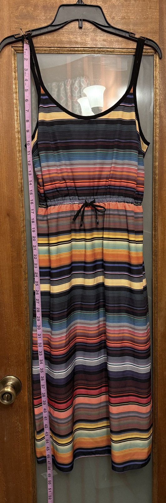 Athleta Athleta Havana Rainbow Striped Elastic Maxi Dress Size S Size S / US 4 / IT 40 - 9 Thumbnail