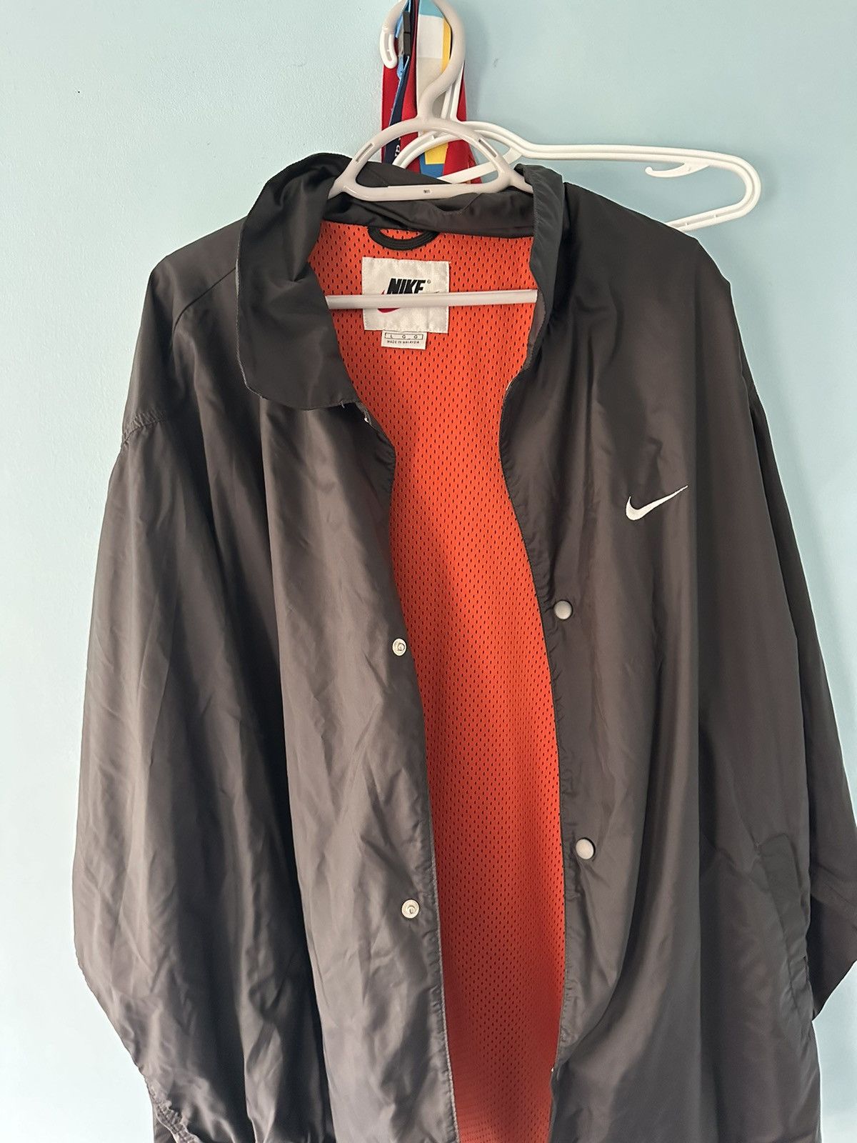 Nike Nike Windbreaker Jacket Size US L / EU 52-54 / 3 - 3 Thumbnail