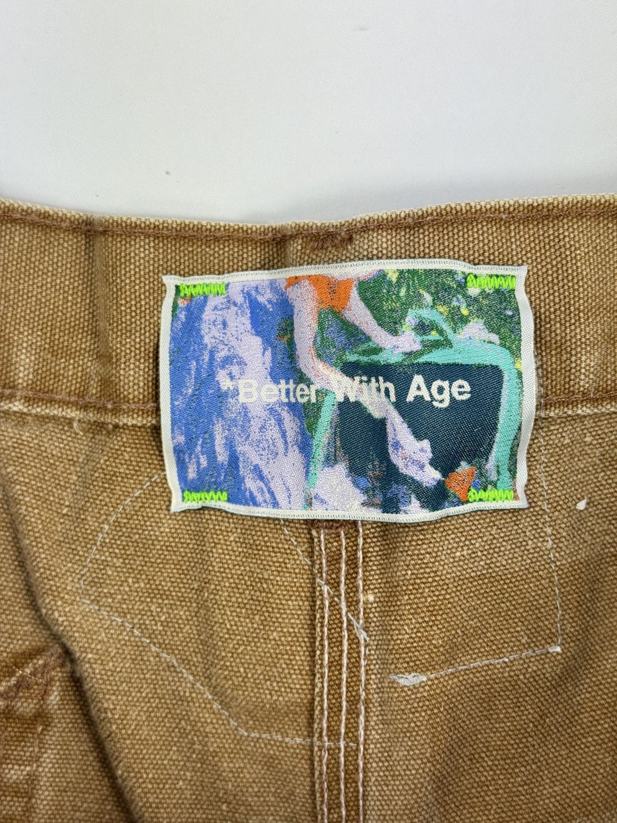Better With Age GENTLEMENS PATCH WORK CARHARTT CARPENTER TROUSERS Size US 36 / EU 52 - 7 Thumbnail