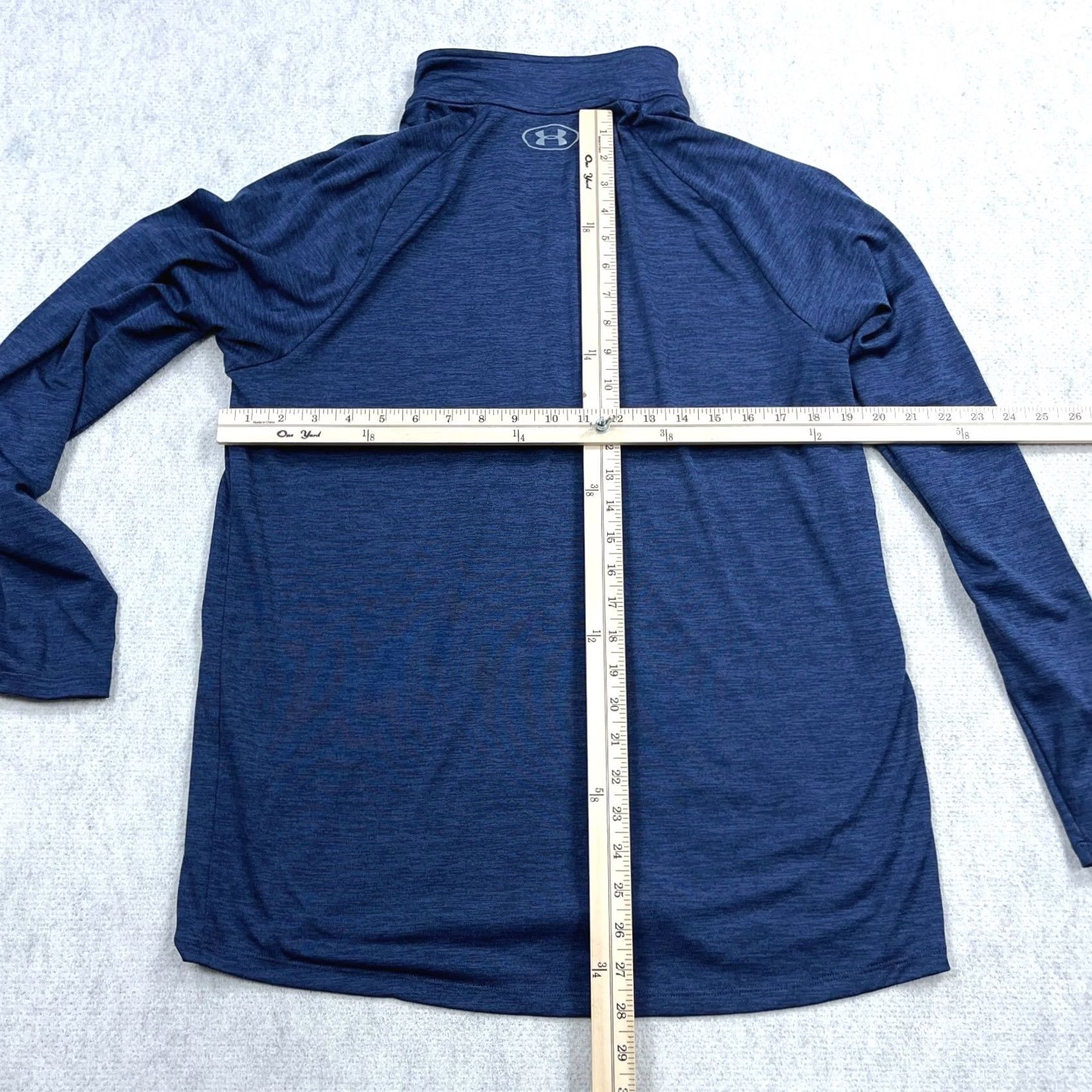 Under Armour Under Armour Shirt Women L Blue Pullover 1/4 Zip Performance Run Activewear Casual Sport Modern Sportswear Size L / US 10 / IT 46 - 5 Thumbnail