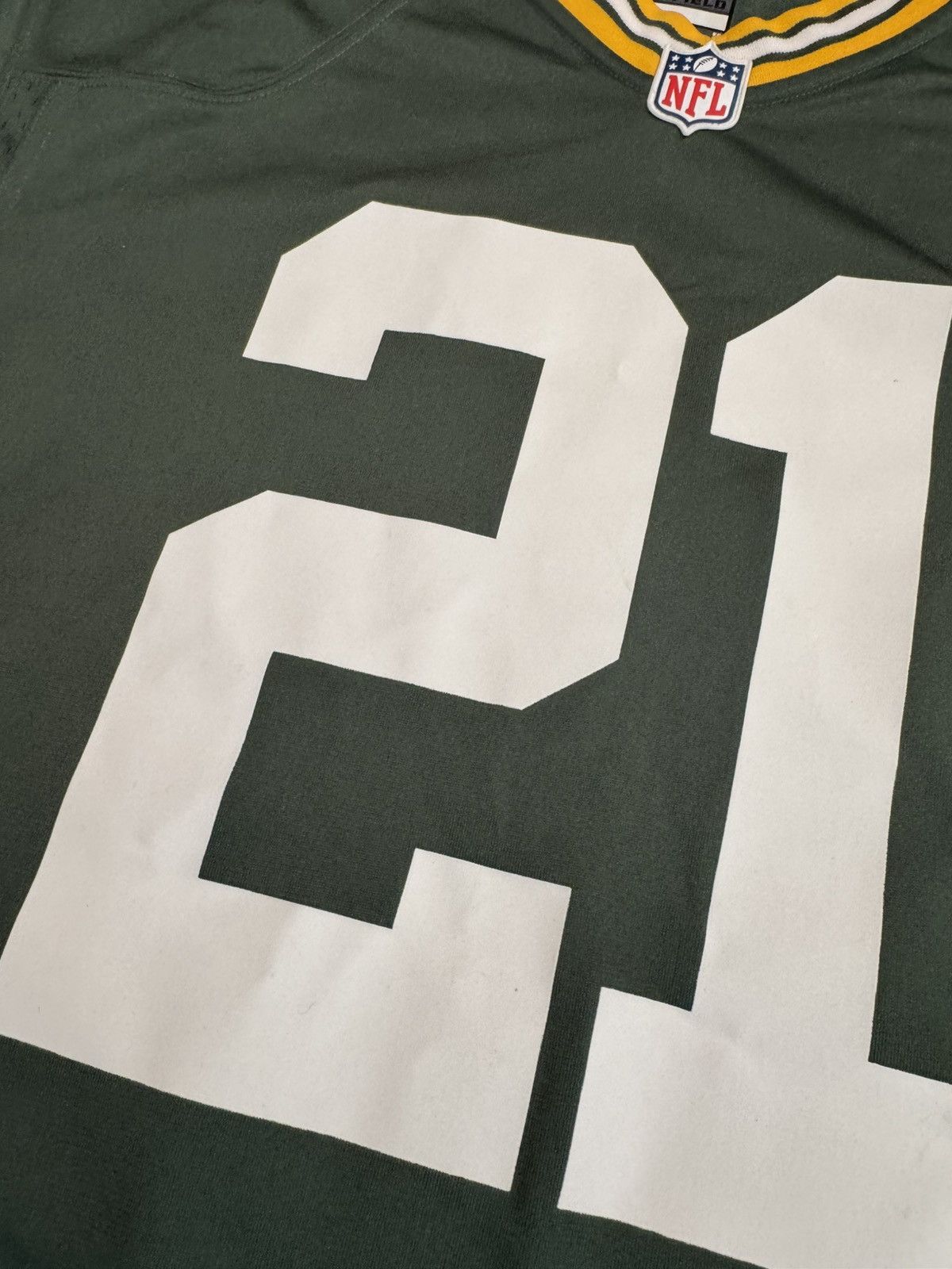 Nike Green Bay Packers HaHa Clinton-Dix #21 NFL Game Home Jersey Size US XL / EU 56 / 4 - 4 Thumbnail