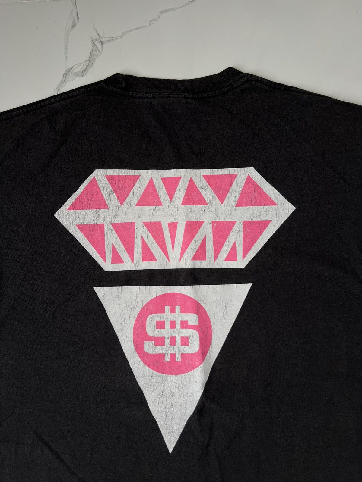 Billionaire Boys Club × Icecream × Vintage 90's BBC ICECREAM VERY RARE DIAMOND DOLLAR TEE Y2K Size US M / EU 48-50 / 2 - 3 Thumbnail