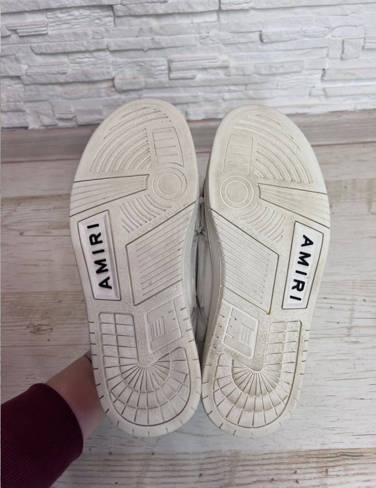 Amiri Amiri Skel Top Skeleton Sneakers 41 Leather Shoes Size US 8 / EU 41 - 10 Thumbnail