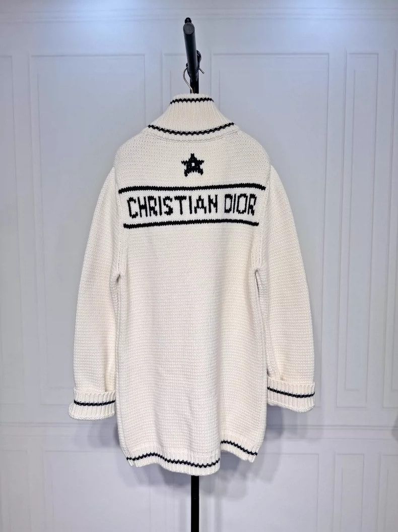 Dior Dior Knitted Jacket with Horn Buttons- DMC Size US M / EU 48-50 / 2 - 1 Thumbnail
