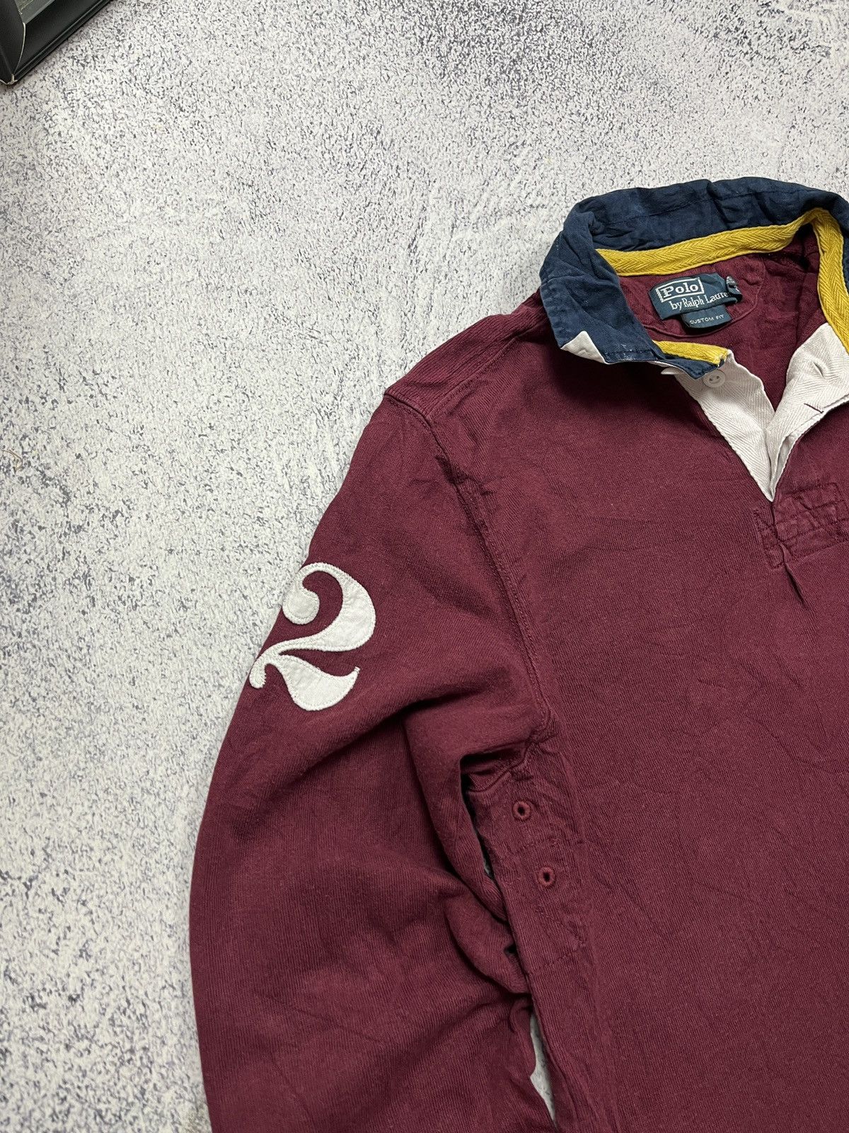 Polo Ralph Lauren Vintage 90’s Polo Ralph Lauren Rugby Shirt Big Pony Y2k Size US M / EU 48-50 / 2 - 6 Thumbnail