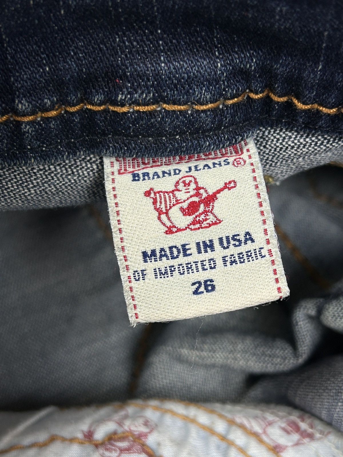 True Religion Vintage True Religion Johnny Big T Denim Jeans Size 26 Size 26" / US 2 / IT 38 - 9 Thumbnail
