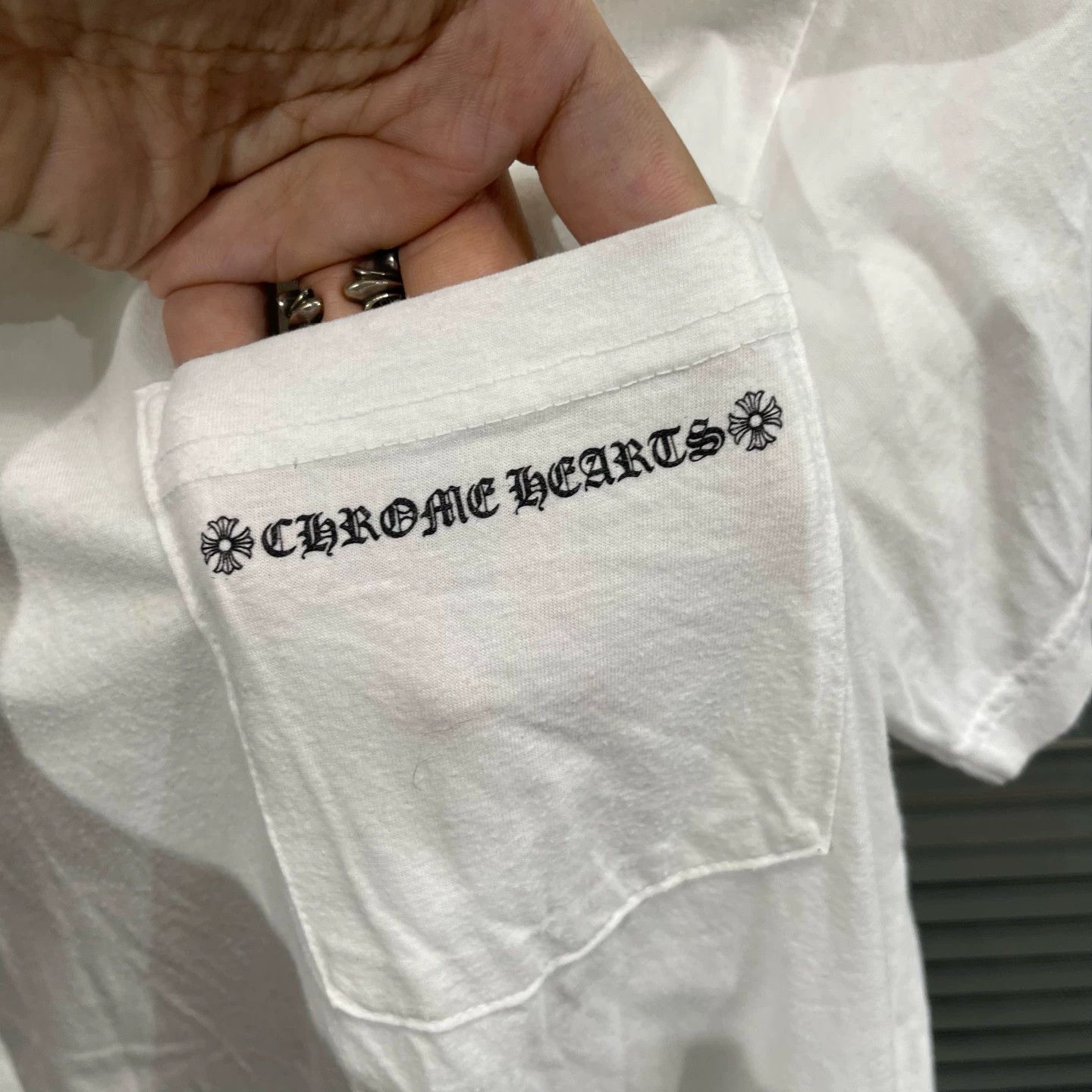 Chrome Hearts Chrome Hearts White Back Logo Dragon Bone Short Sleeve XS Size XS / US 0-2 / IT 36-38 - 4 Thumbnail