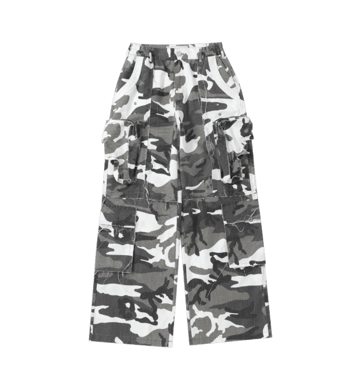 image of Roman Catcher Glocket Camo Cargo in Grey, Men's (Size 32)