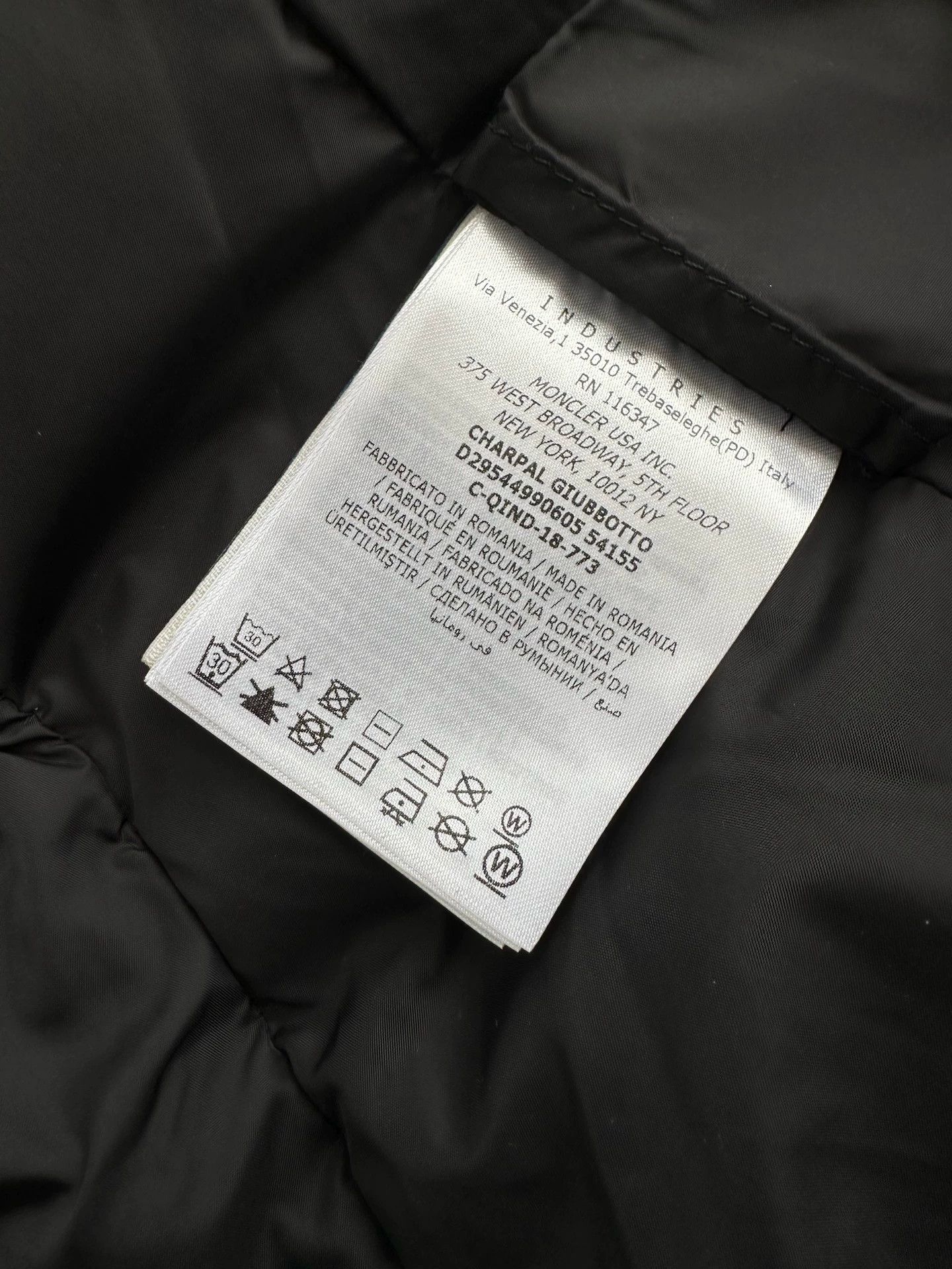 Moncler Moncler Black Down Jacket 8A 99% New Size S / US 4 / IT 40 - 9 Thumbnail