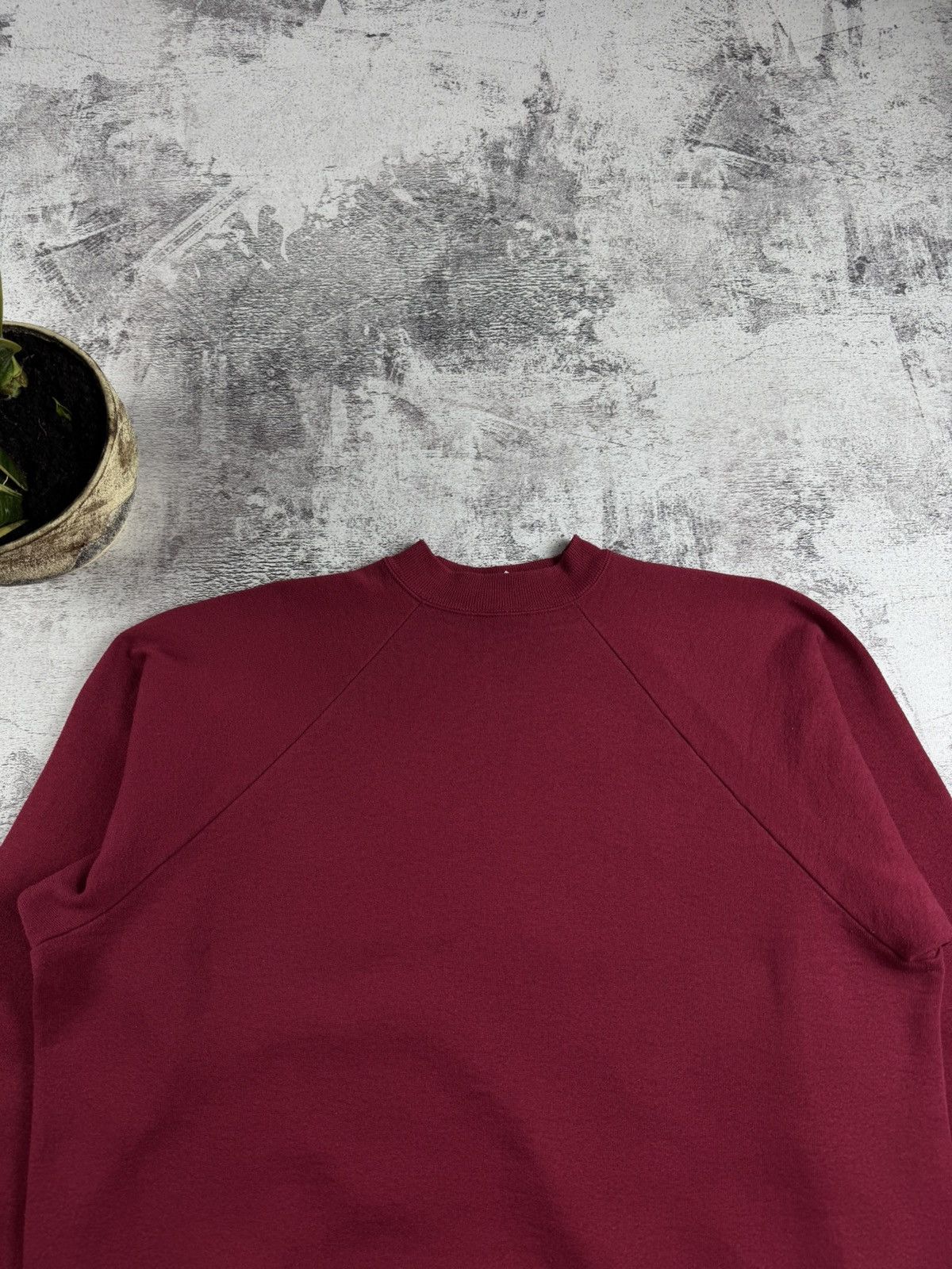 Hanes Vintage HANES Activewear Red Sportswear USA Blank 90s Hoodie Sweatshirt Pullover Size US XL / EU 56 / 4 - 5 Thumbnail