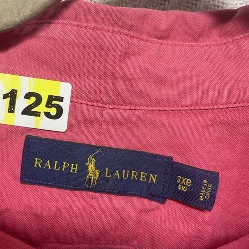 Ralph Lauren Ralph Lauren Red Cotton Long Sleeve Button Up Shirt Men 3XB Size US XL / EU 56 / 4 - 2 Thumbnail