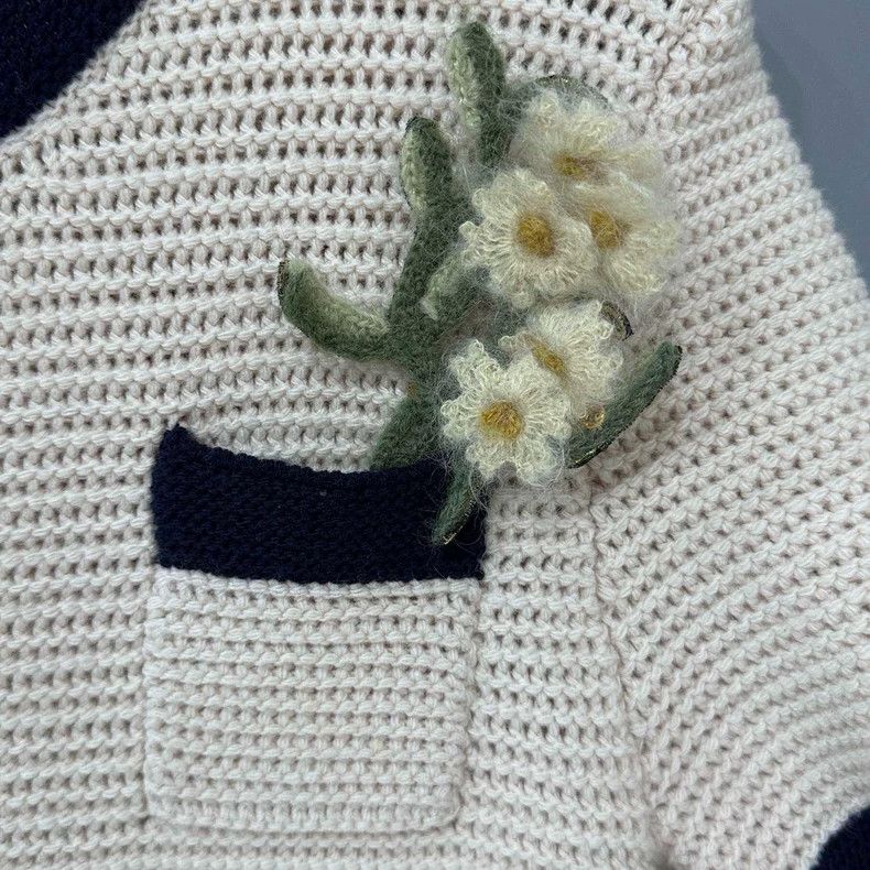 Gucci Gucci Floral decoration small logo knitted dress 2503-Nexta Size M / US 6-8 / IT 42-44 - 5 Thumbnail