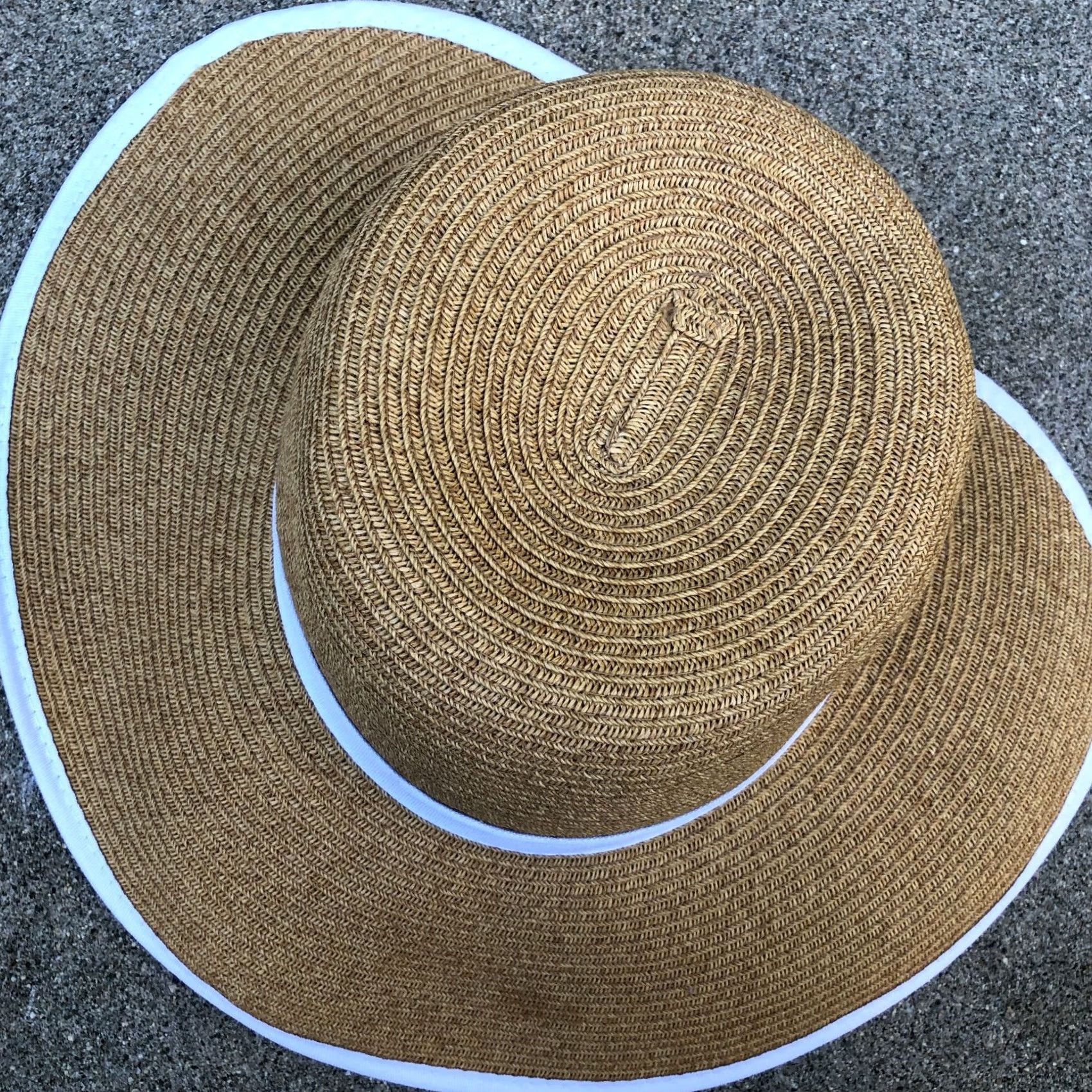 Vintage SUN N SAND HEADWEAR Sun Hat Women's Wide Brim UPF 50+ Beige Cap One Size Beig​e Womens Cap Sun Hat Size ONE SIZE - 2 Thumbnail