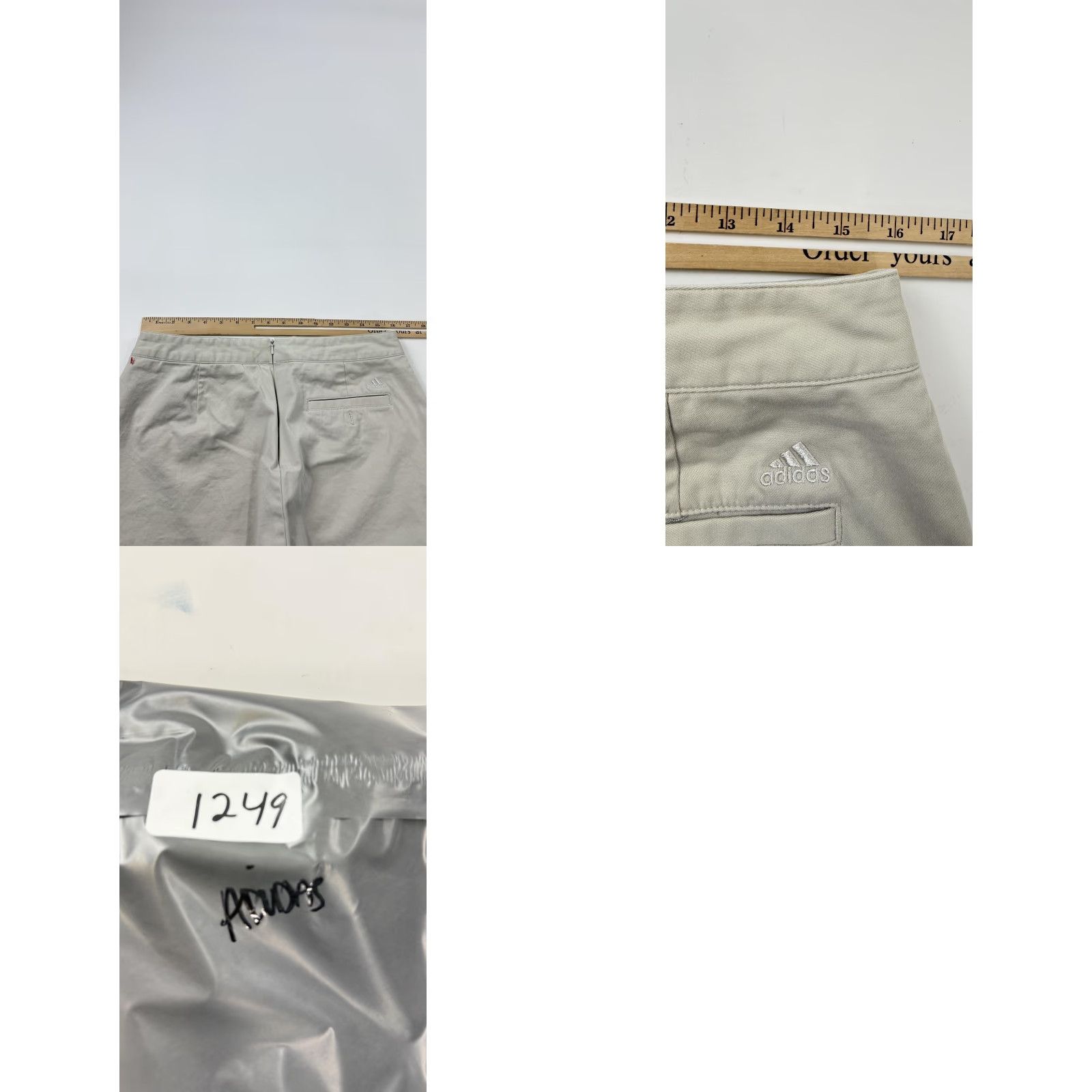 Adidas Adidas Skort Skirt Womens 12 Beige Khaki Stretch Golf Tennis Inner Shorts Size 34" / US 12 / IT 48 - 8 Thumbnail