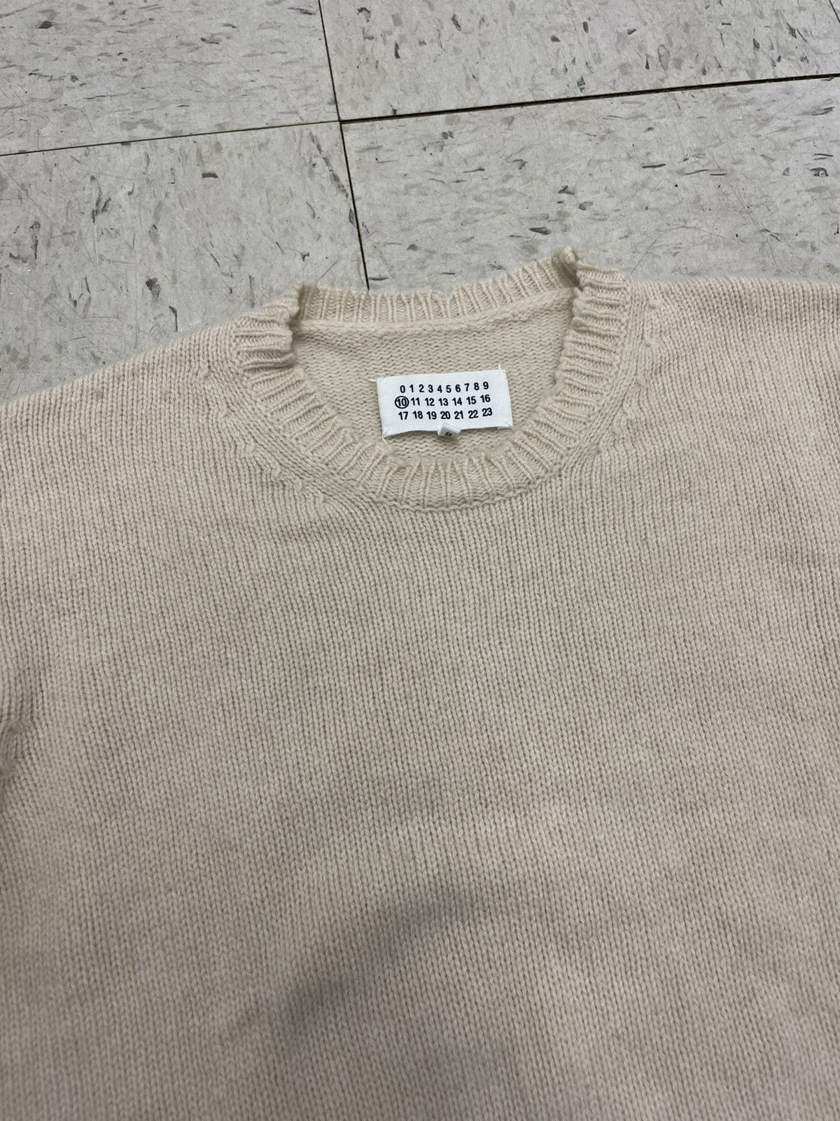 Maison Margiela Distressed Destroyed Crewneck Sweater Wool Size US S / EU 44-46 / 1 - 2 Thumbnail