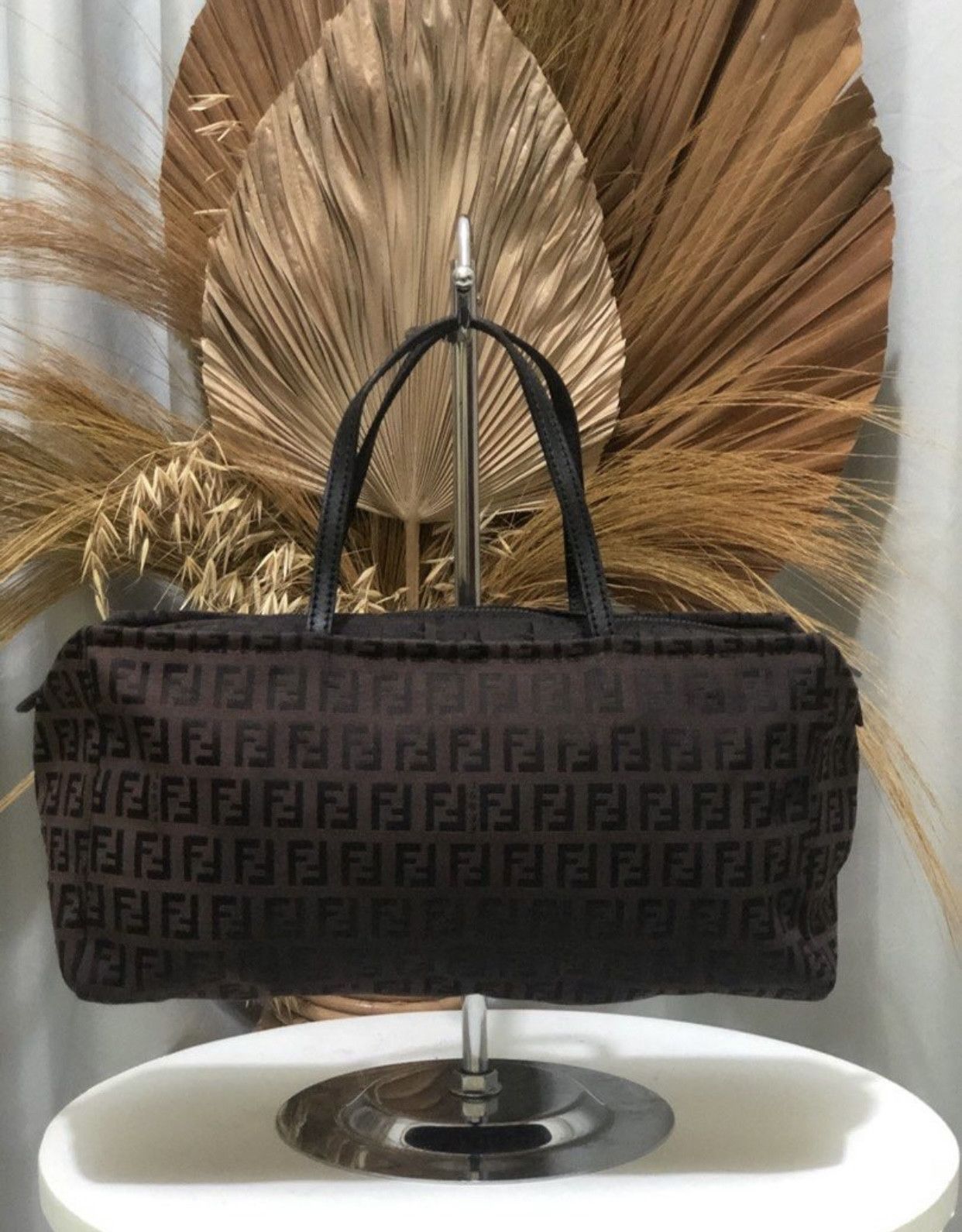 image of Fendi Small Tote Bag in Brown, Women's