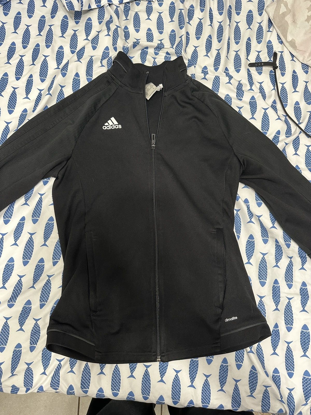 Adidas Adidas Black Zip up Hoodie Size S / US 4 / IT 40 - 1 Thumbnail