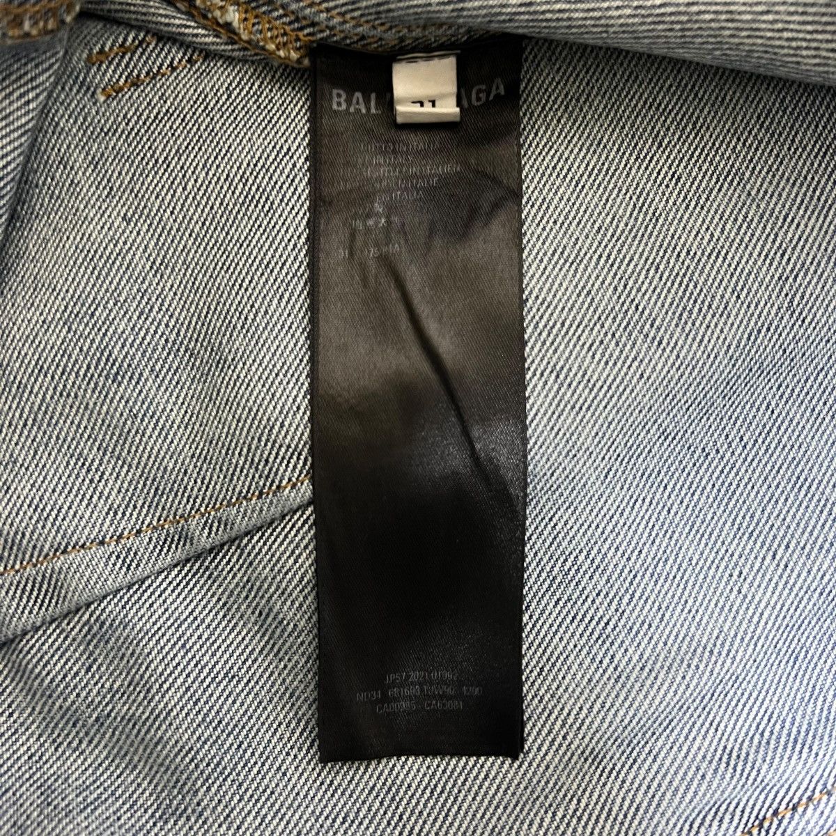 Balenciaga BALENCIAGA 2022AW All Over Logo RAVER JEANS Size US 31 - 12 Thumbnail