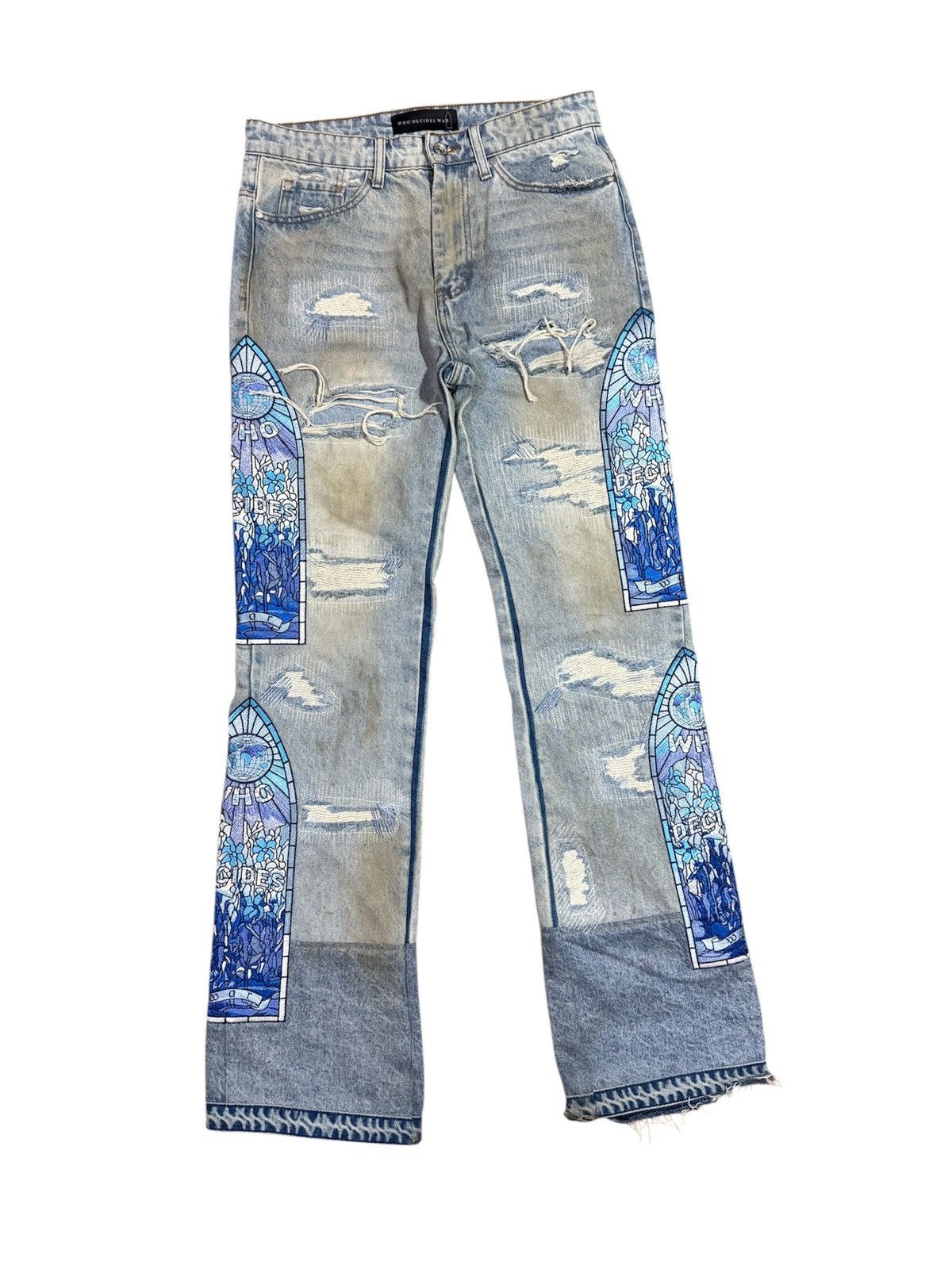 Who Decides War WDW Who Decides War - Winter Mechanic Denim Jeans Size US 30 / EU 46 - 1 Thumbnail