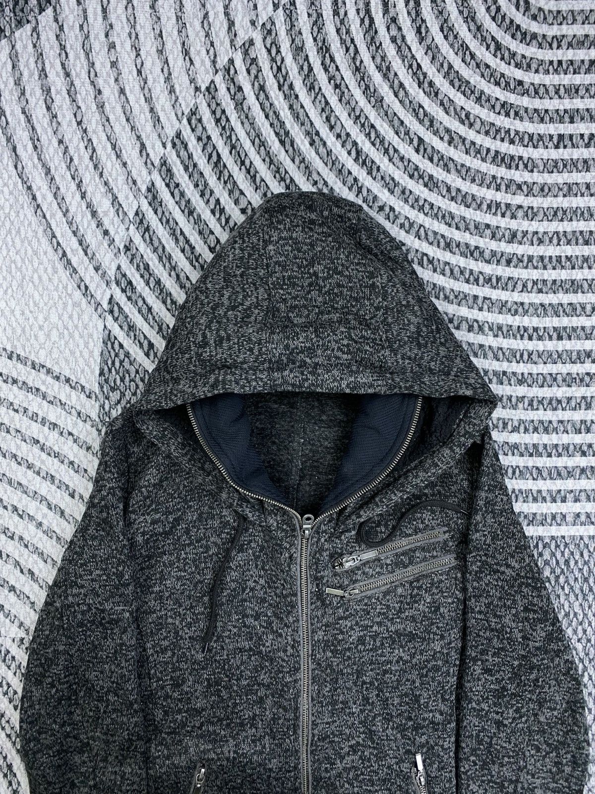 Mossimo Vintage Mossimo Gothic Style Fleece Zipper Hoodie Jacket Size US M / EU 48-50 / 2 - 9 Thumbnail