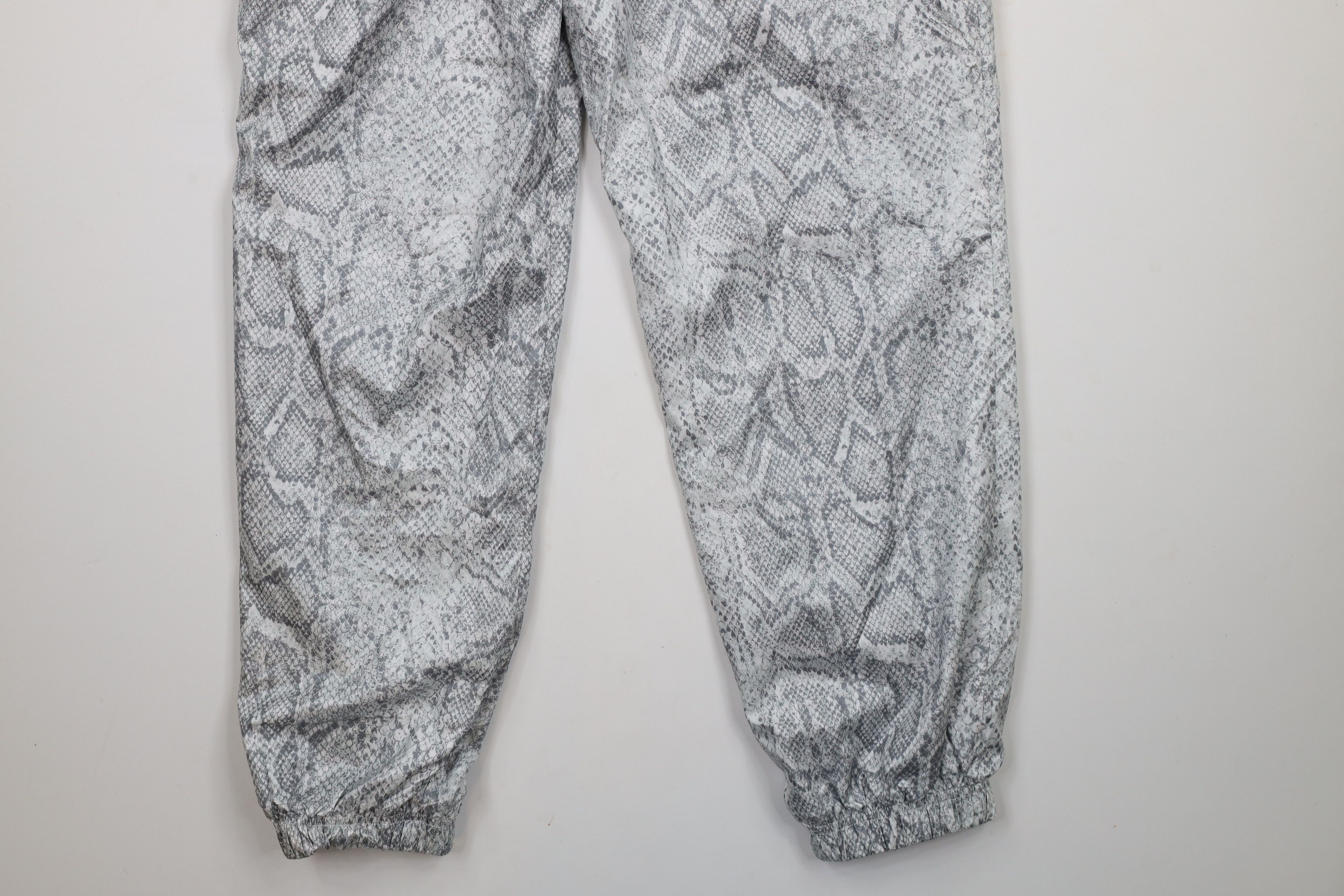 Nike × Vintage Nike Sportswear Mini Swoosh Woven Python Joggers Pants Size 28" / US 6 / IT 42 - 10 Thumbnail