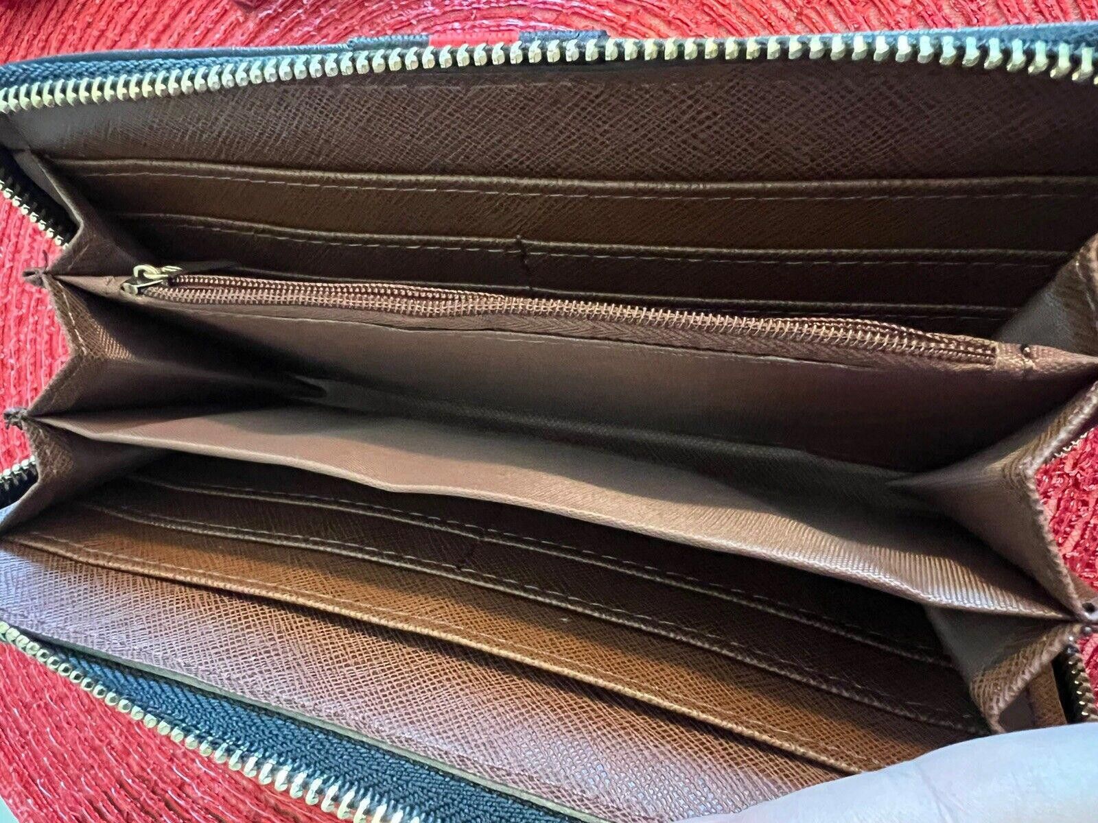 Designer Black Faux Leather Wallet Size ONE SIZE - 4 Thumbnail