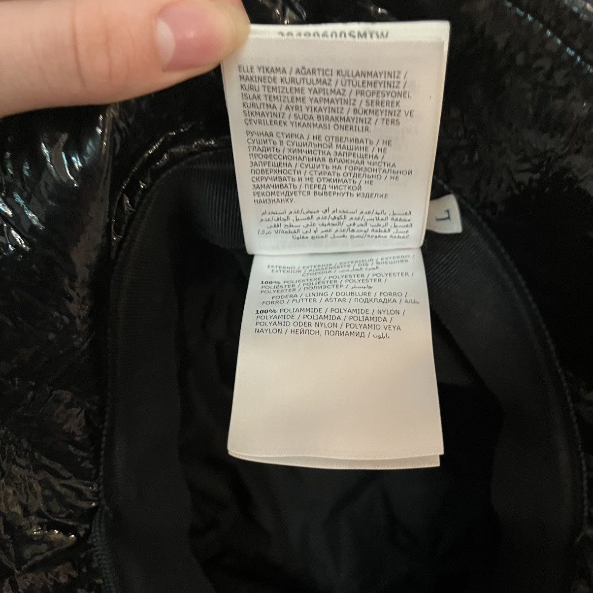 Moncler Iconic black Moncler bucket hat Size ONE SIZE - 6 Thumbnail
