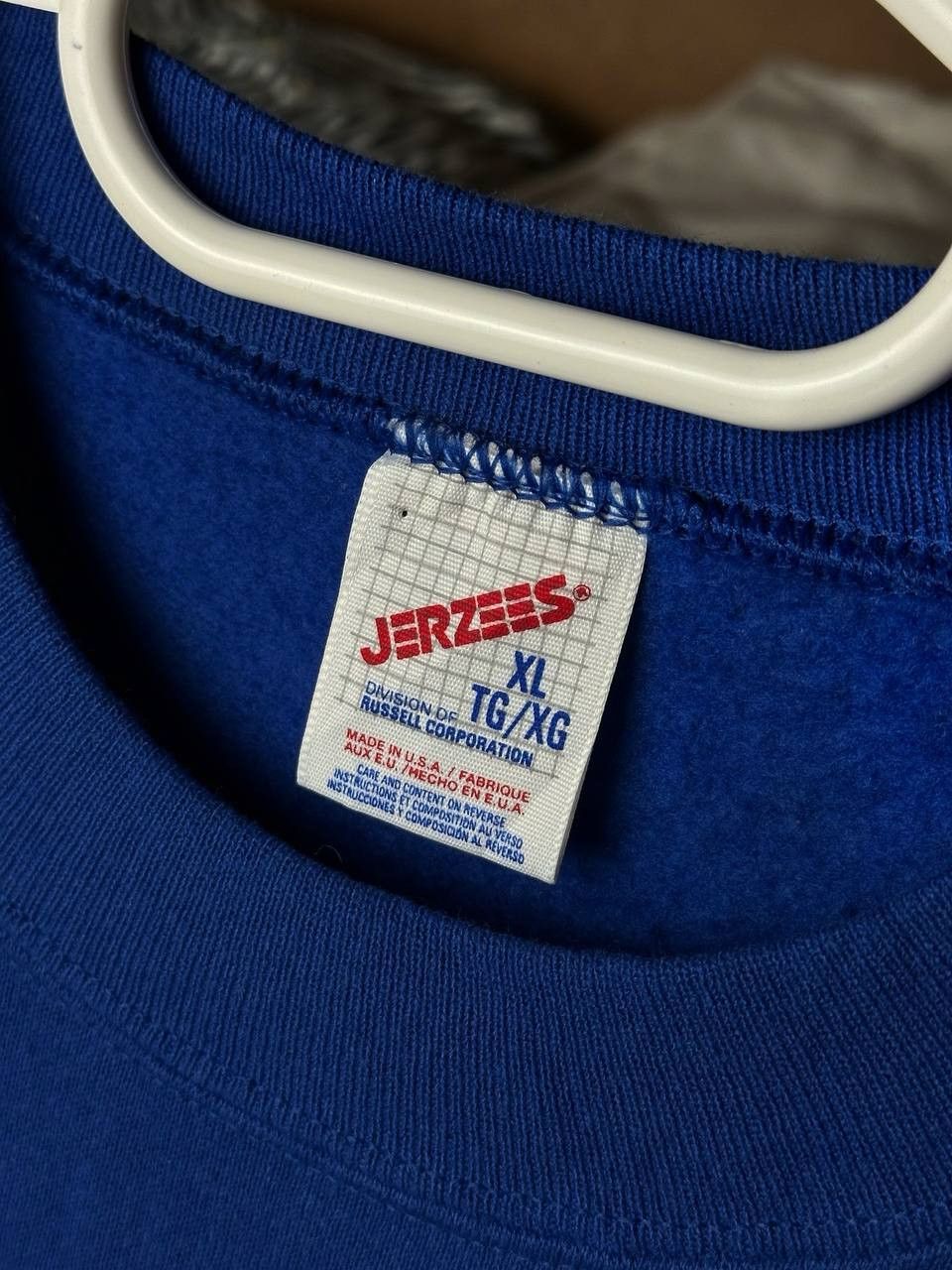 Jerzees × Vintage Vintage Jerzees 90s Fleece Crewneck Sweatshirt Size US XL / EU 56 / 4 - 6 Thumbnail