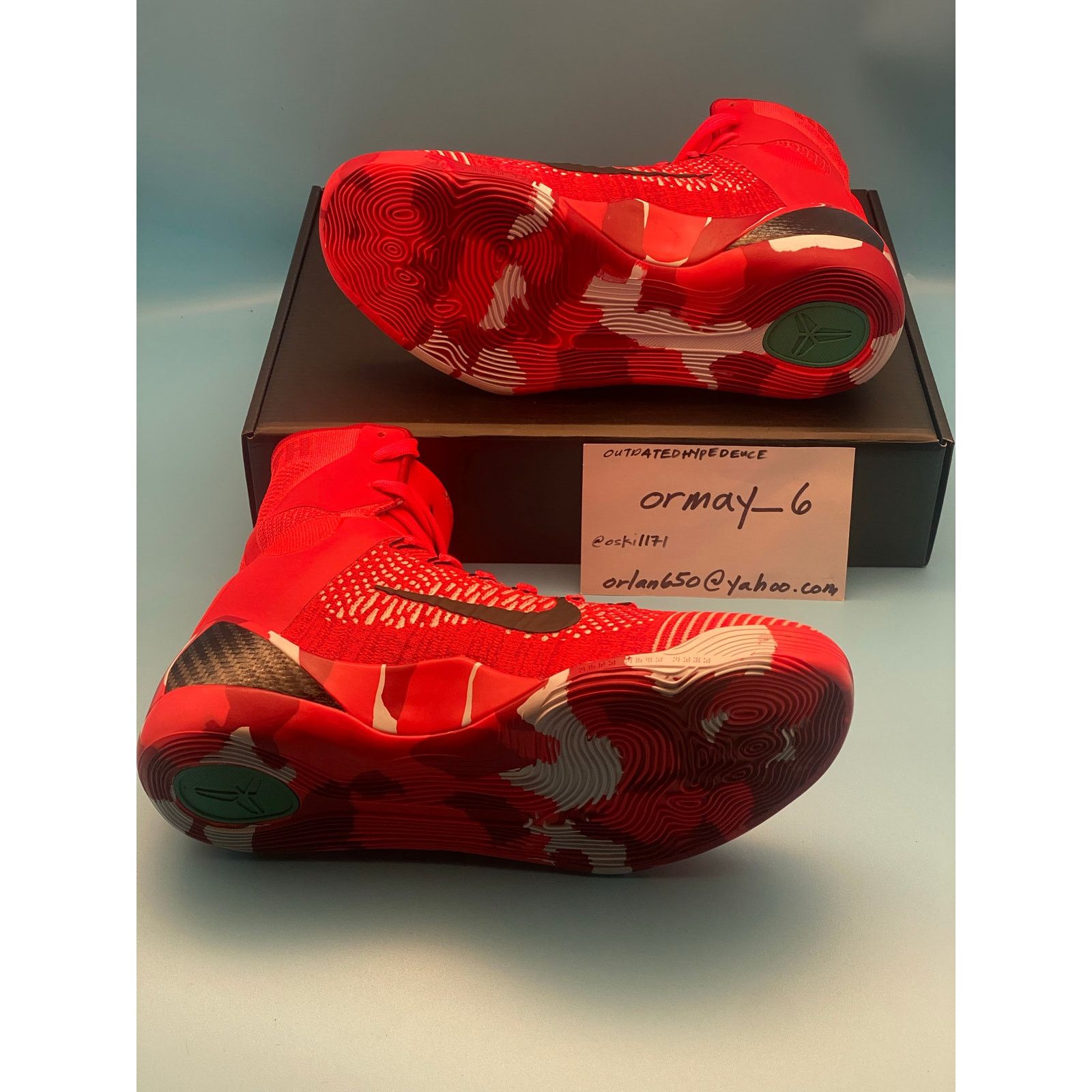 Nike Kobe 9 Elite Protro 'Christmas' 2024 m8 w9.5 Size US 8 / EU 41 - 3 Thumbnail