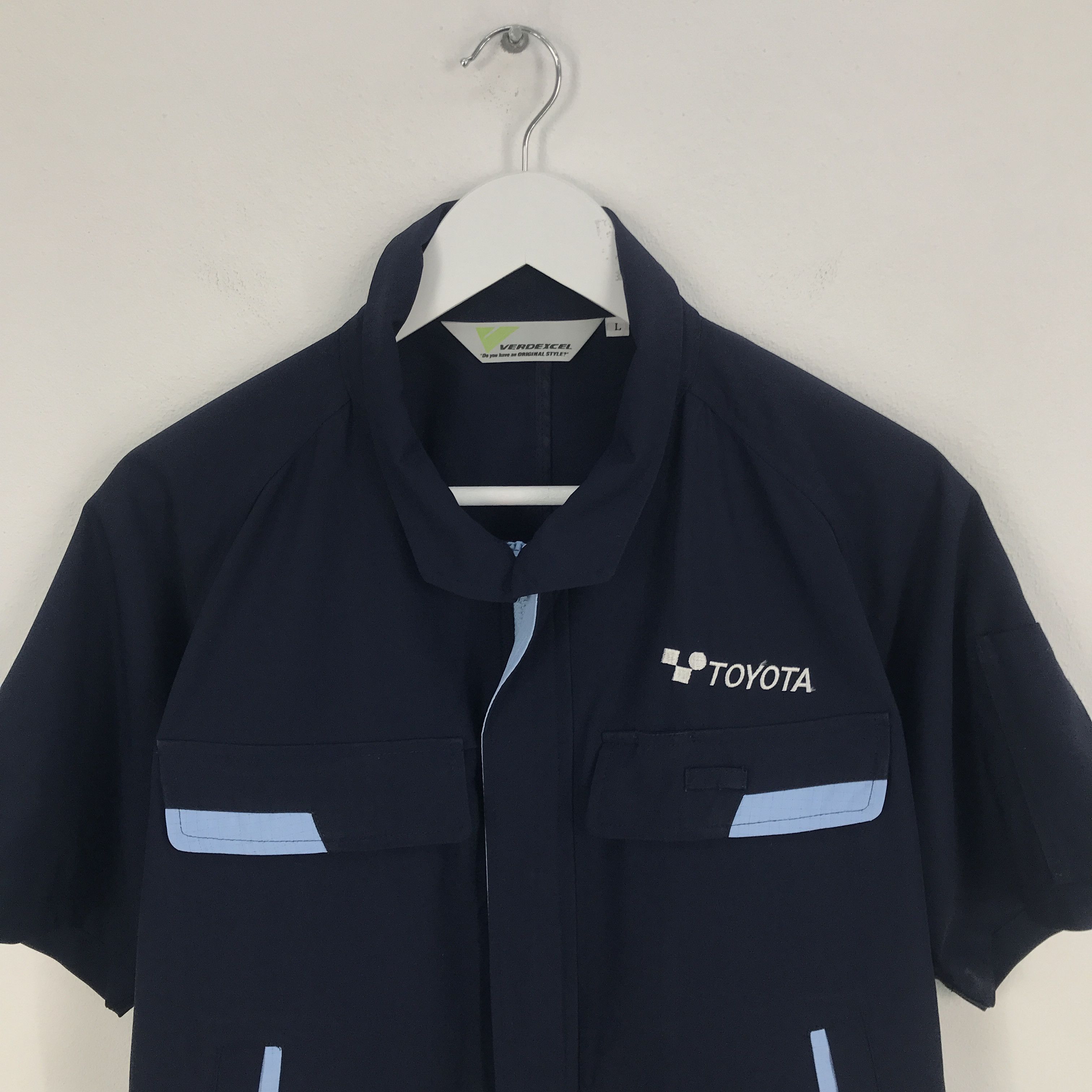 Sports Specialties Rare Toyota racing work uniform style up zipper jacket Size US L / EU 52-54 / 3 - 2 Thumbnail