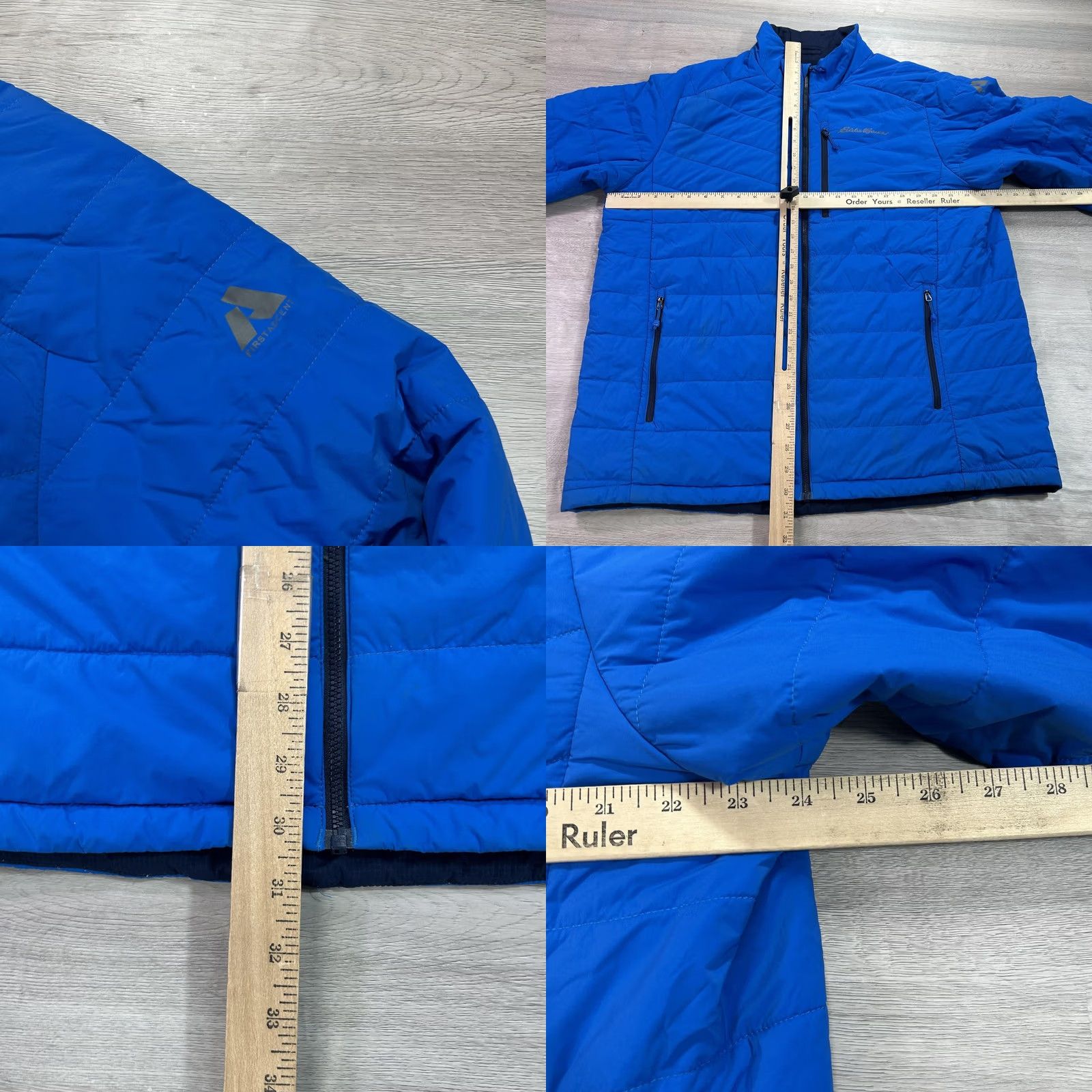 Eddie Bauer Eddie Bauer First Ascent Jacket Mens XL Blue Reversible Puffer Full Zip Outdoor Size US XL / EU 56 / 4 - 8 Thumbnail