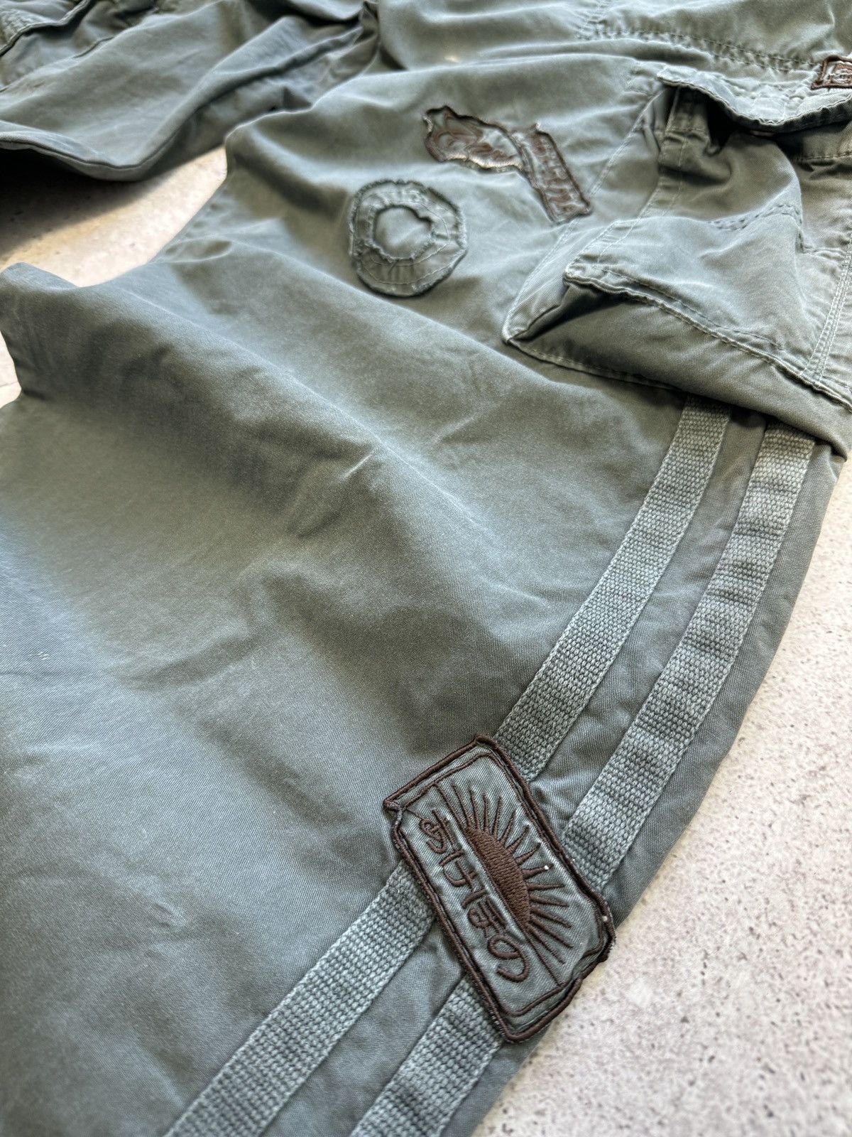 If Six Was Nine × Japanese Brand Vintage Japanese Brand Patch Y2K Faded Cargo Pants Size US 30 / EU 46 - 5 Thumbnail