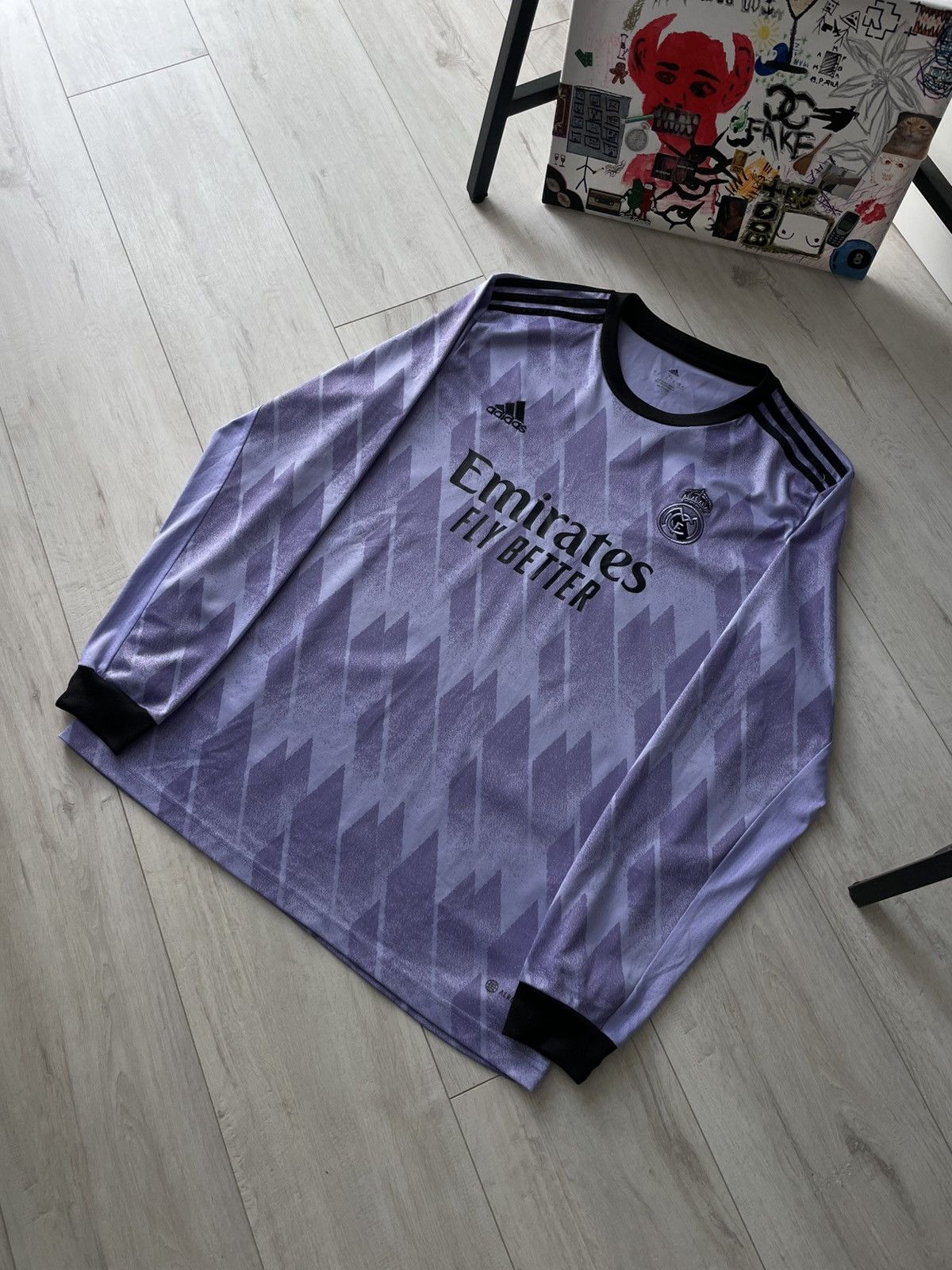 Adidas Adidas Real Madrid 2022/2023 Away Football Shirt Jersey Size US XL / EU 56 / 4 - 3 Thumbnail