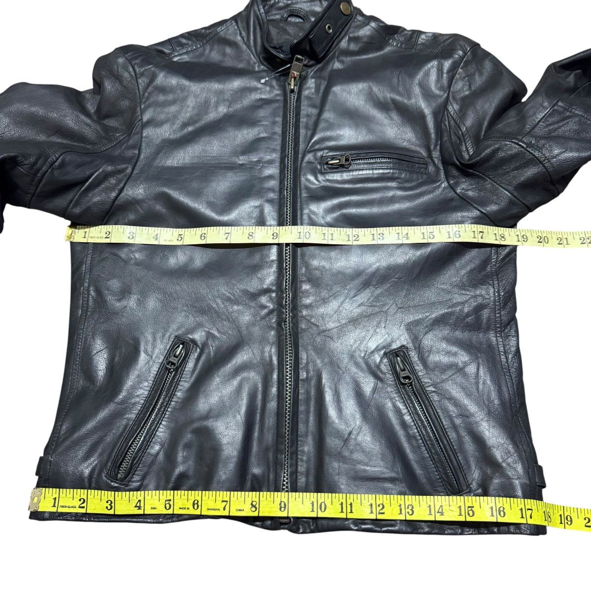 45rpm Vintage 45rpm Goatskin Leather Biker Jacket Size US XS / EU 42 / 0 - 17 Thumbnail