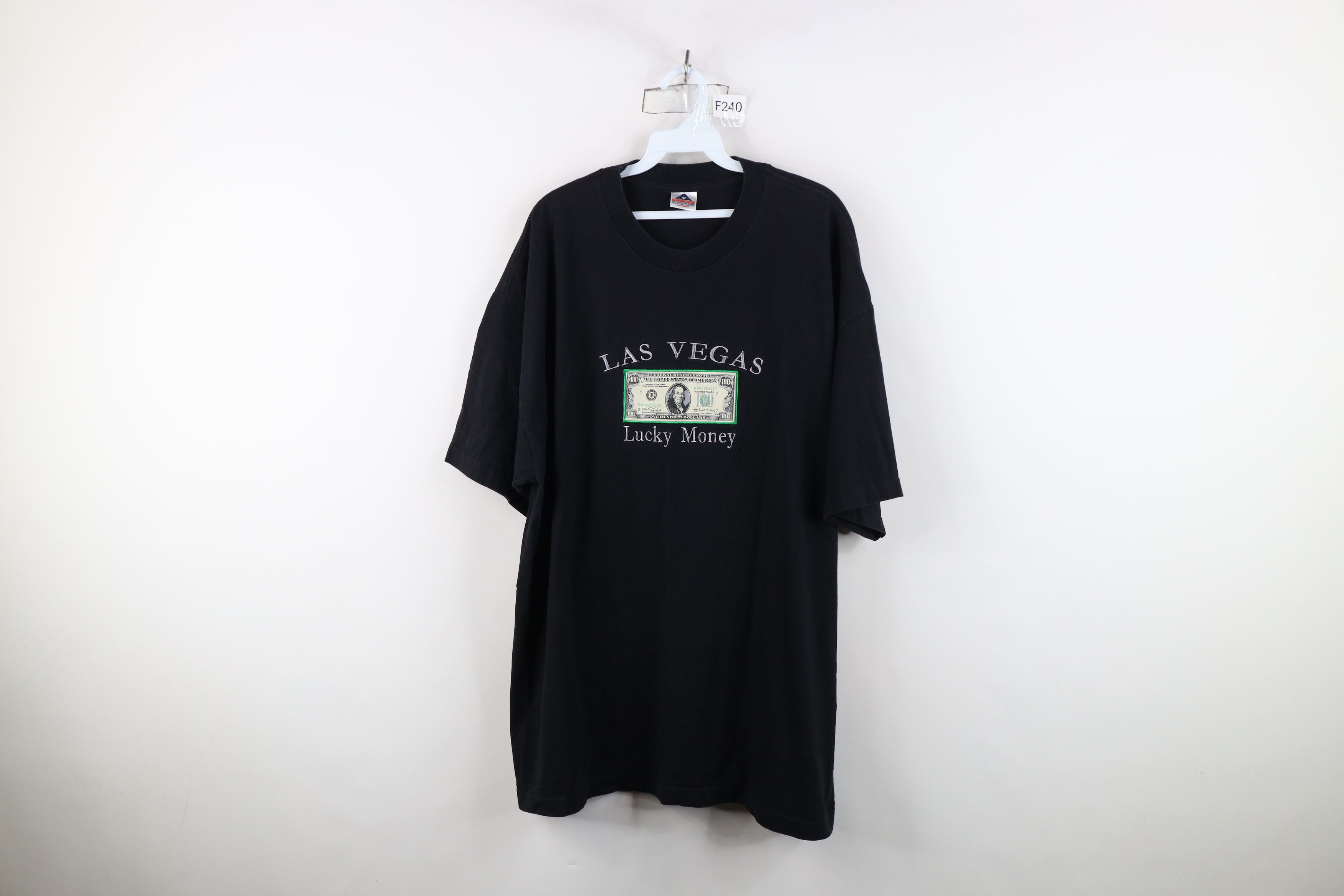 Vintage Vintage 90s Streetwear Lucky Money Short Sleeve T-Shirt Size US XXL / EU 58 / 5 - 1 Thumbnail