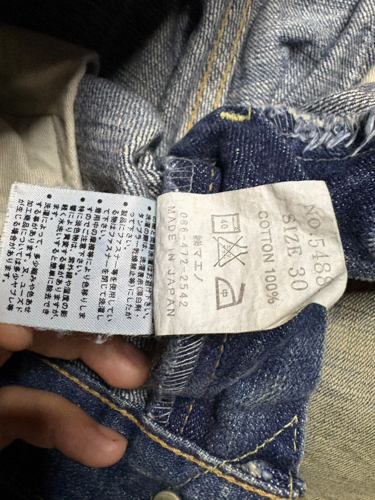 Eternal × Japanese Brand Vintage Japanese Eternal Mud Wash Distressed Loose Jeans Size US 28 / EU 44 - 11 Thumbnail