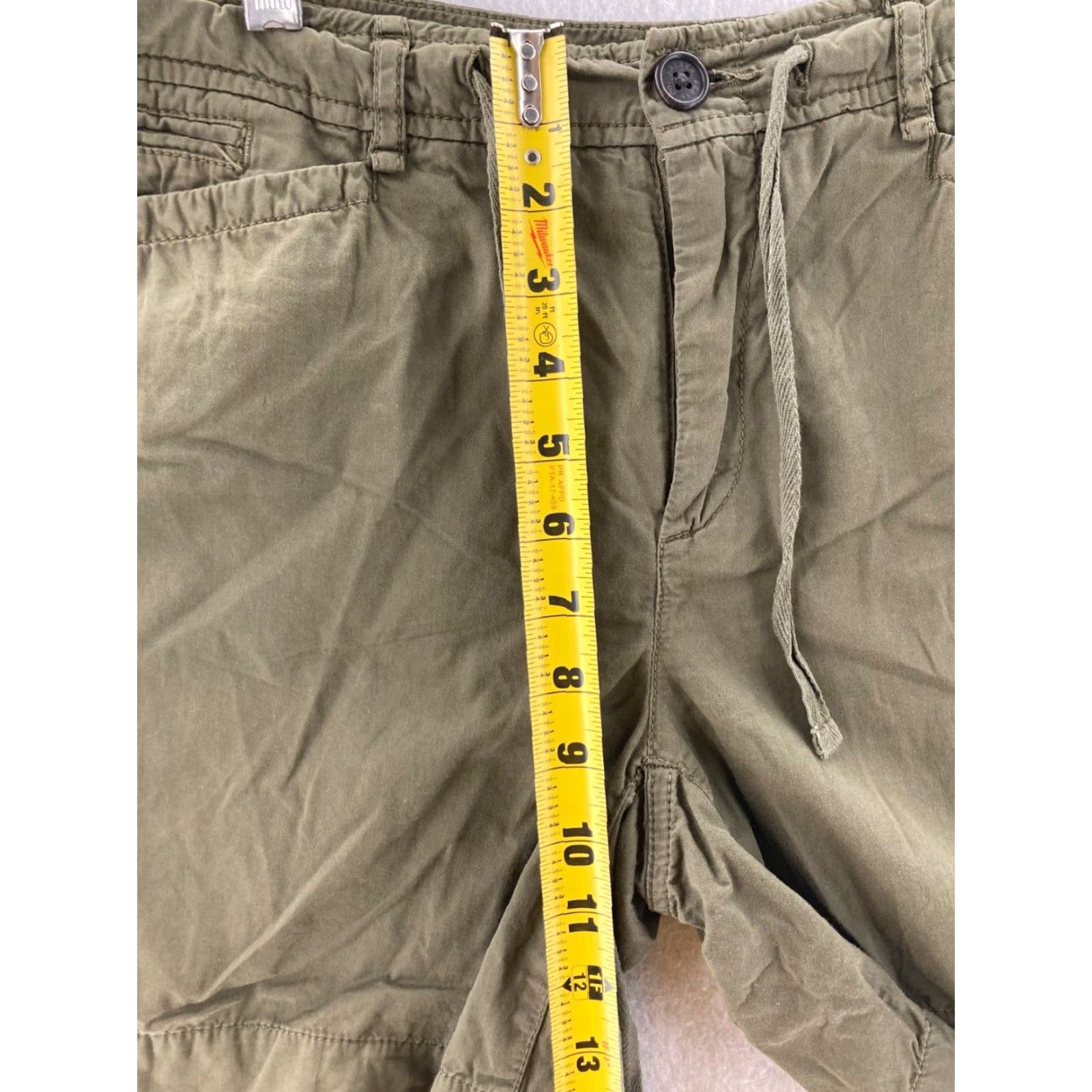 Ralph Lauren Ralph Lauren Women's Shorts Size 6 Green Cotton Casual 2010s Mid Rise Pockets Size 28" / US 6 / IT 42 - 4 Thumbnail