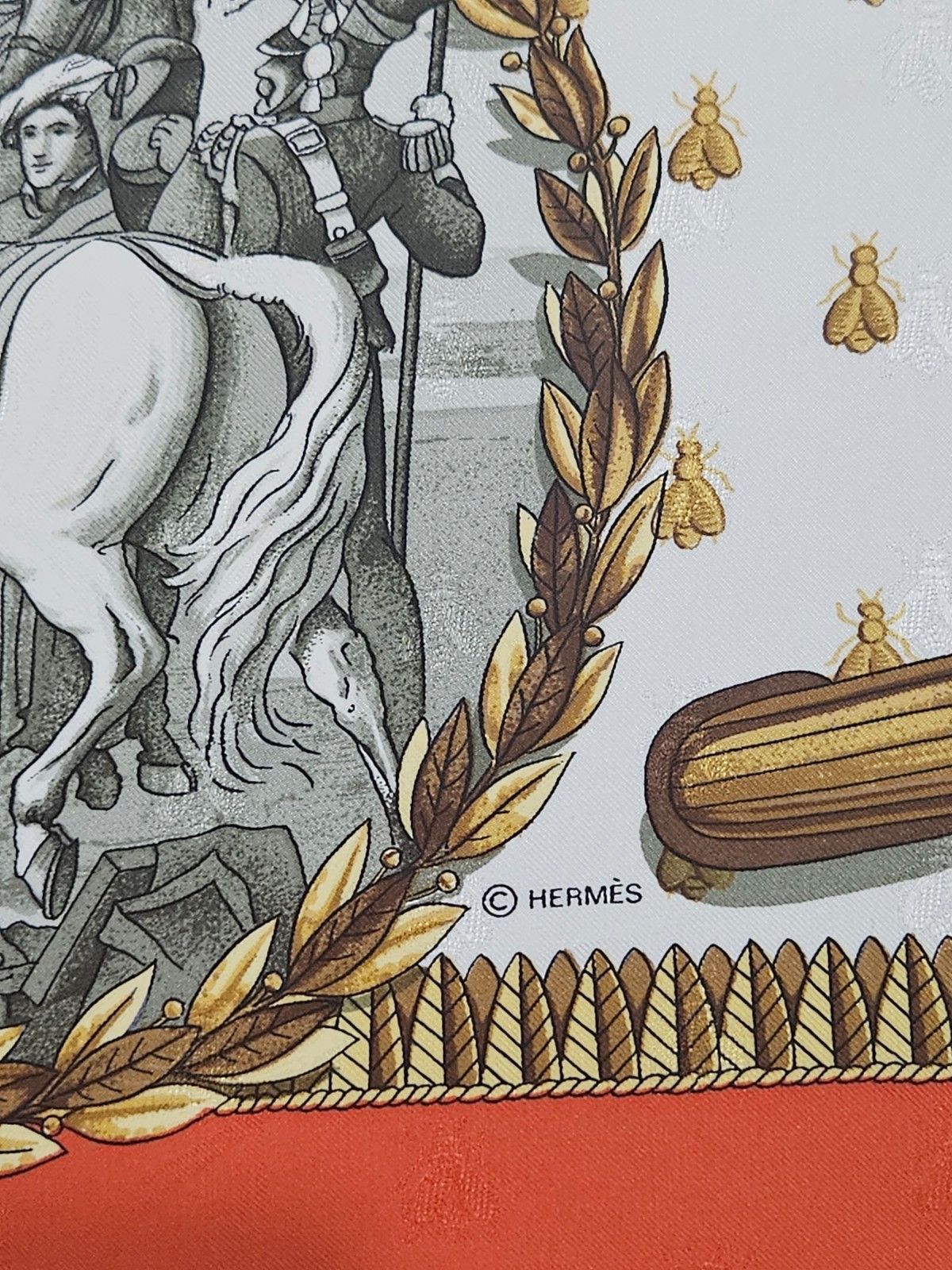 Hermes Hermes Napoleon by Phillipe Ledoux Silk Scarf Size ONE SIZE - 5 Thumbnail