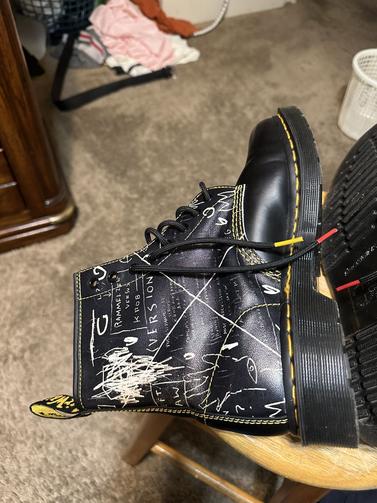 Dr. Martens Vintage Dr. Martens 1460 “Jean-Michel Basquiat” 2020 size 9 Size US 9 / EU 42 - 9 Thumbnail