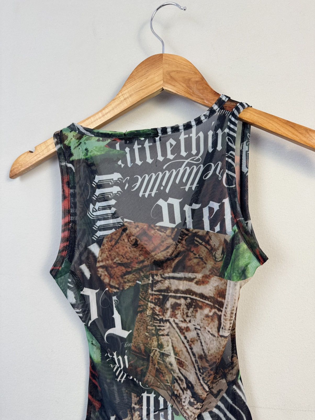Japanese Brand × Vintage Vintage Mesh Tank Top Size S / US 4 / IT 40 - 5 Thumbnail