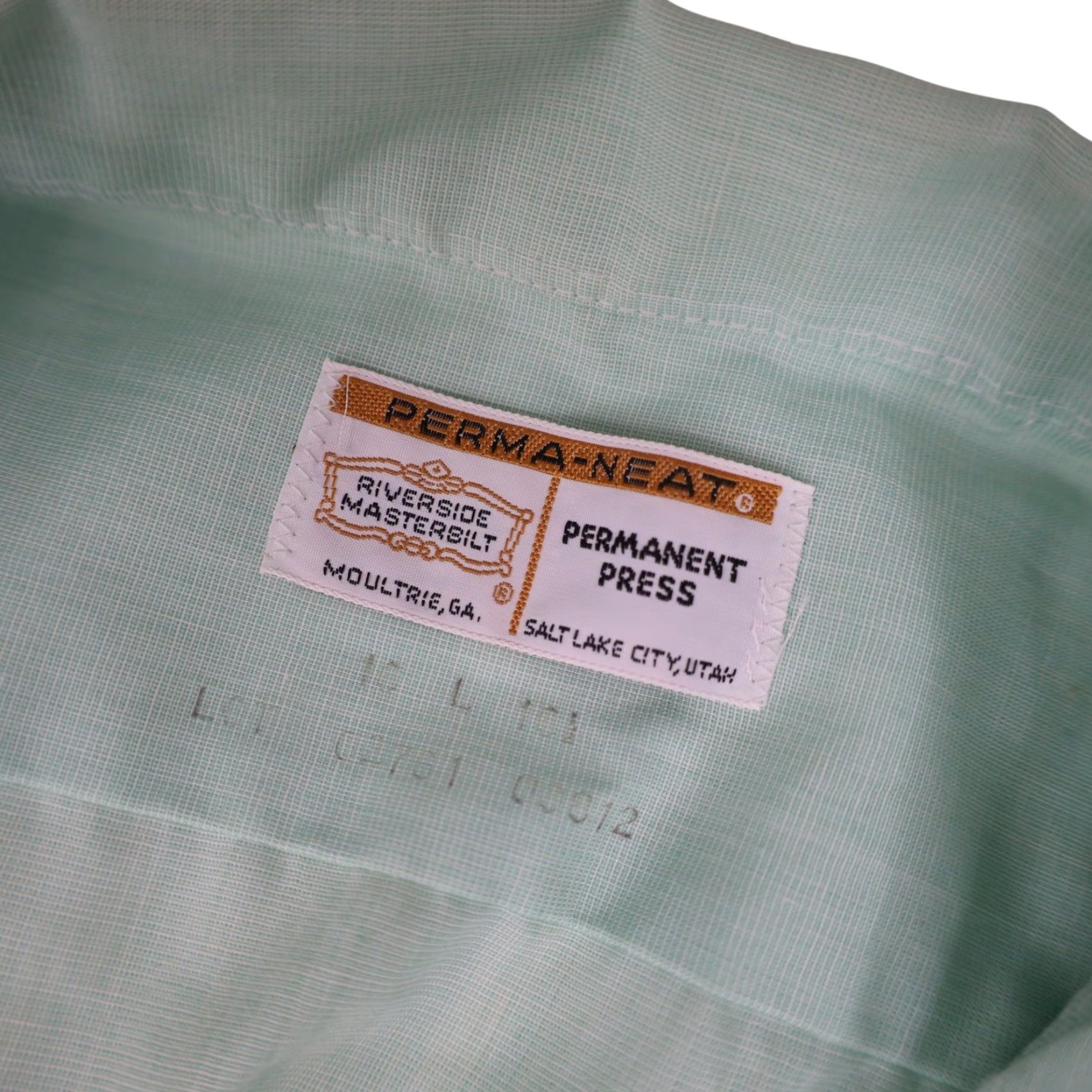 Vintage VINTAGE Perma-Neat Shirt Mens Large Short Sleeve Green 9/10 Casual Button Up Size US L / EU 52-54 / 3 - 7 Thumbnail
