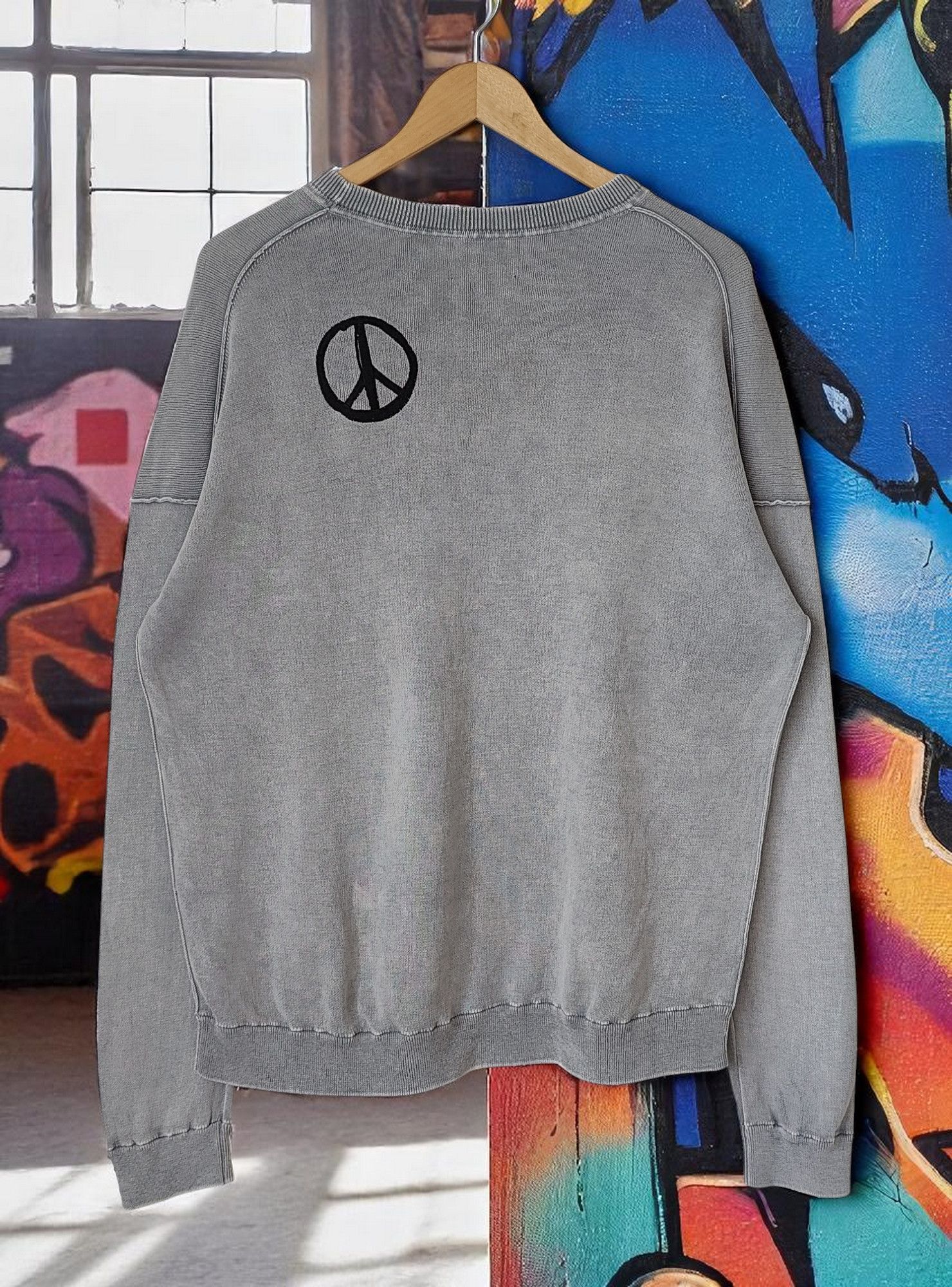 Zadig & Voltaire Zadig & Voltaire Cooper Smoo Peace Symbol Knitwear Size US M / EU 48-50 / 2 - 1 Thumbnail