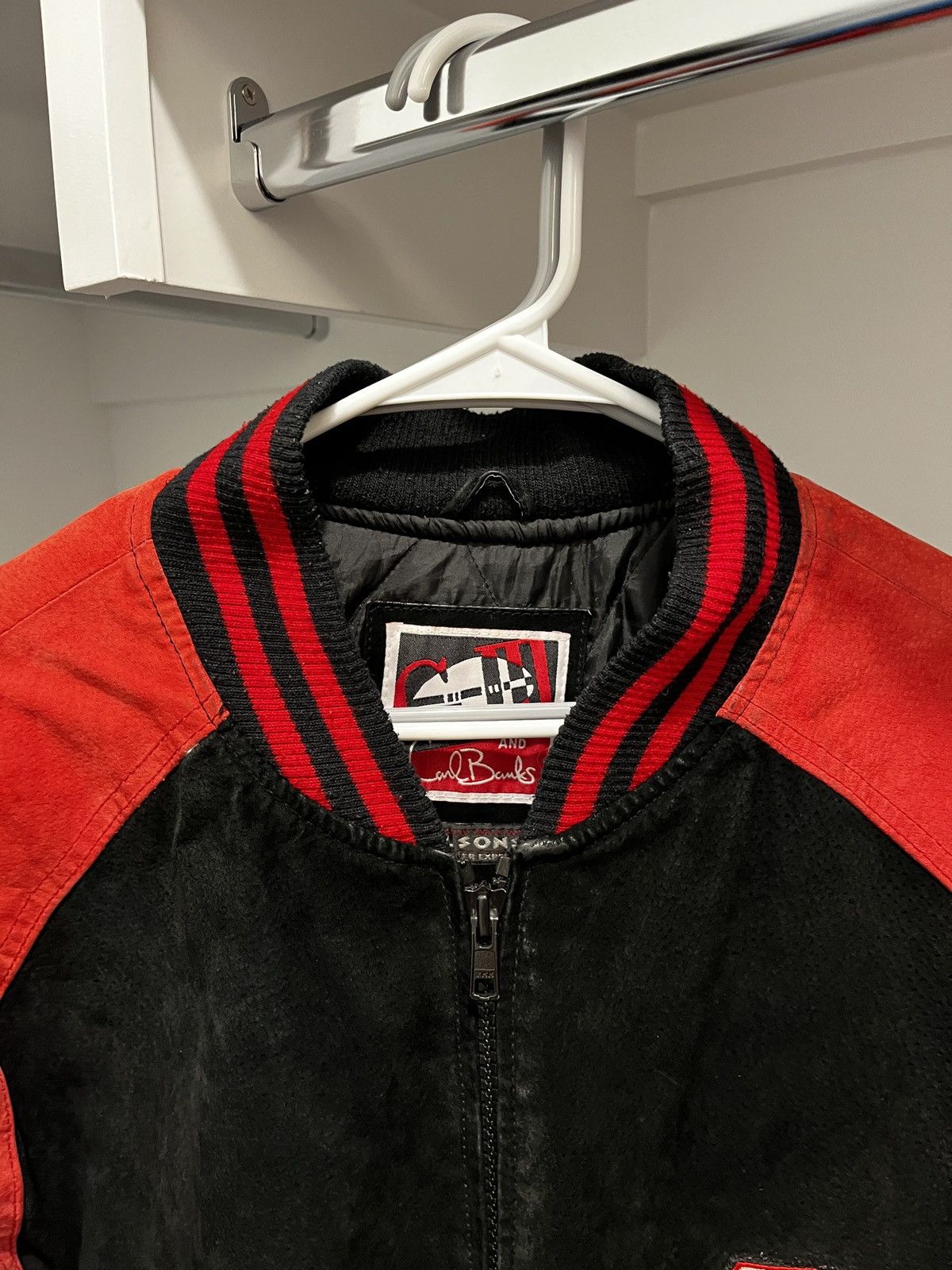 NFL Vintage Wilsons Leather x Carl Banks Atlanta Falcons Jacket Size US XL / EU 56 / 4 - 5 Thumbnail