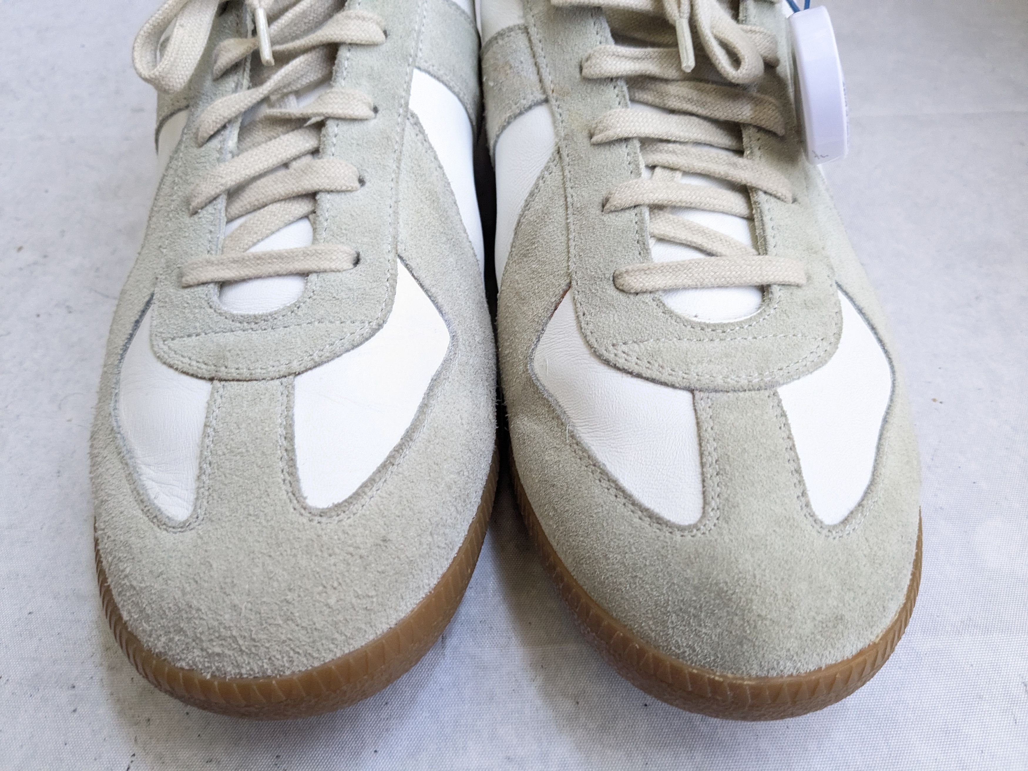 Maison Margiela Maison Margiela Replica GAT White Gray 12 45 Low Tops Size US 12 / EU 45 - 4 Thumbnail