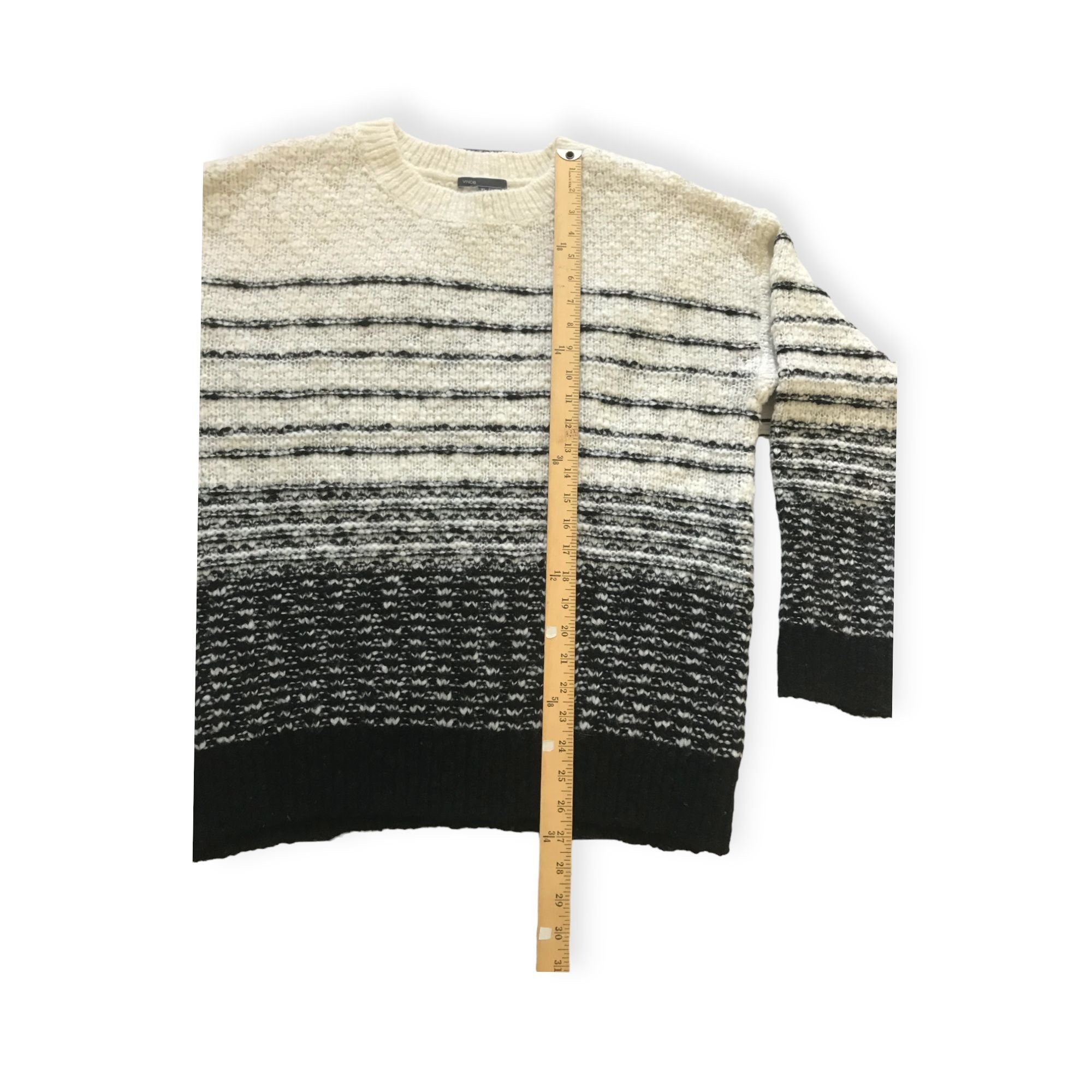 Vince Vince Wool Blend Textured Striped Sweater, Size XL Size XL / US 12-14 / IT 48-50 - 9 Thumbnail
