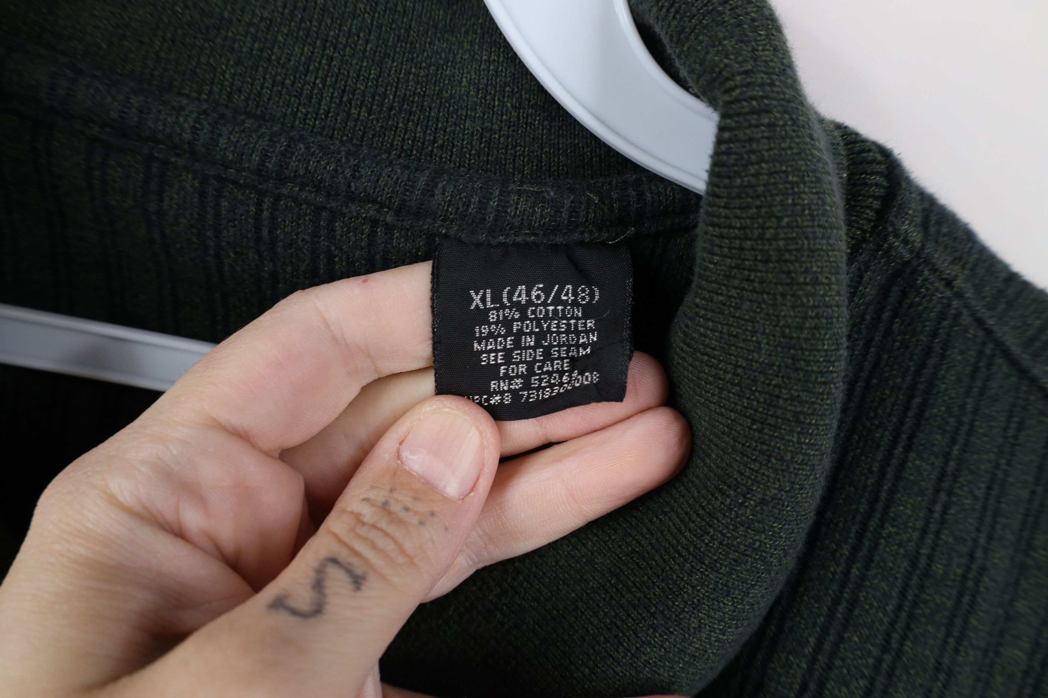 Vintage Vintage 90s Streetwear Heavyweight Long Sleeve Rugby Polo Size US XL / EU 56 / 4 - 6 Thumbnail